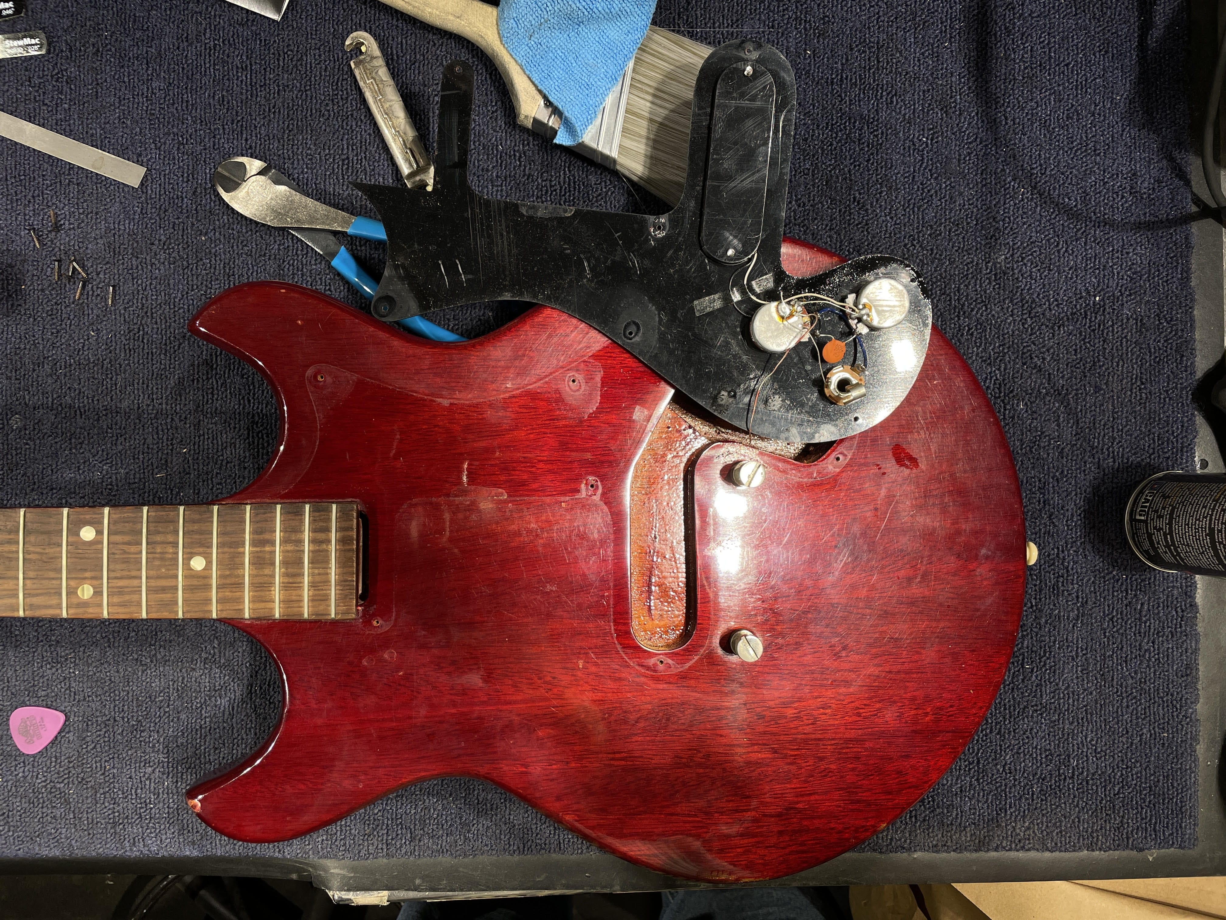 Gibson Melody Maker 3/4 Cherry 1965 Electric Guitars / Solid Body