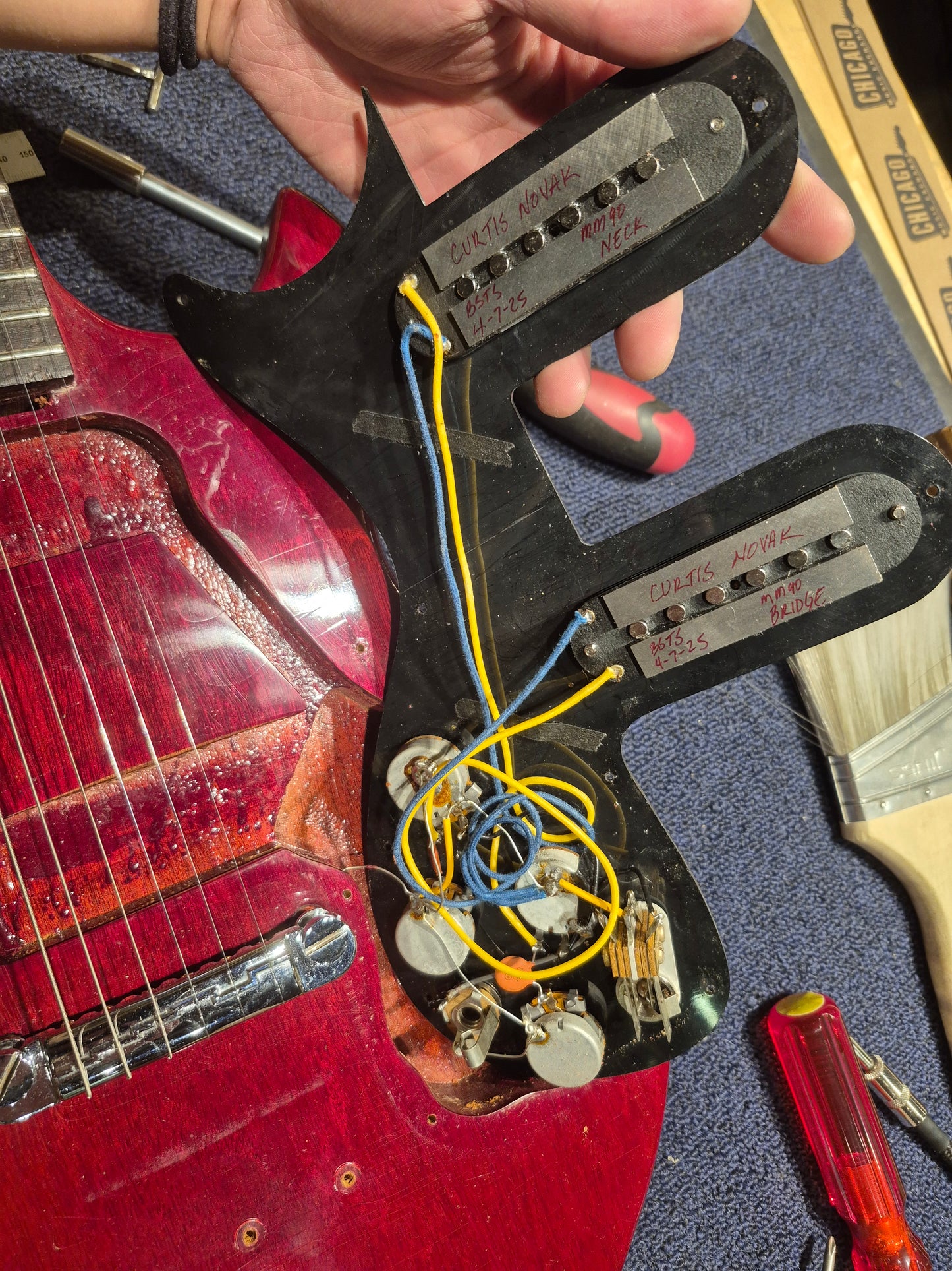 Gibson Melody Maker D Cherry 1965 Electric Guitars / Solid Body