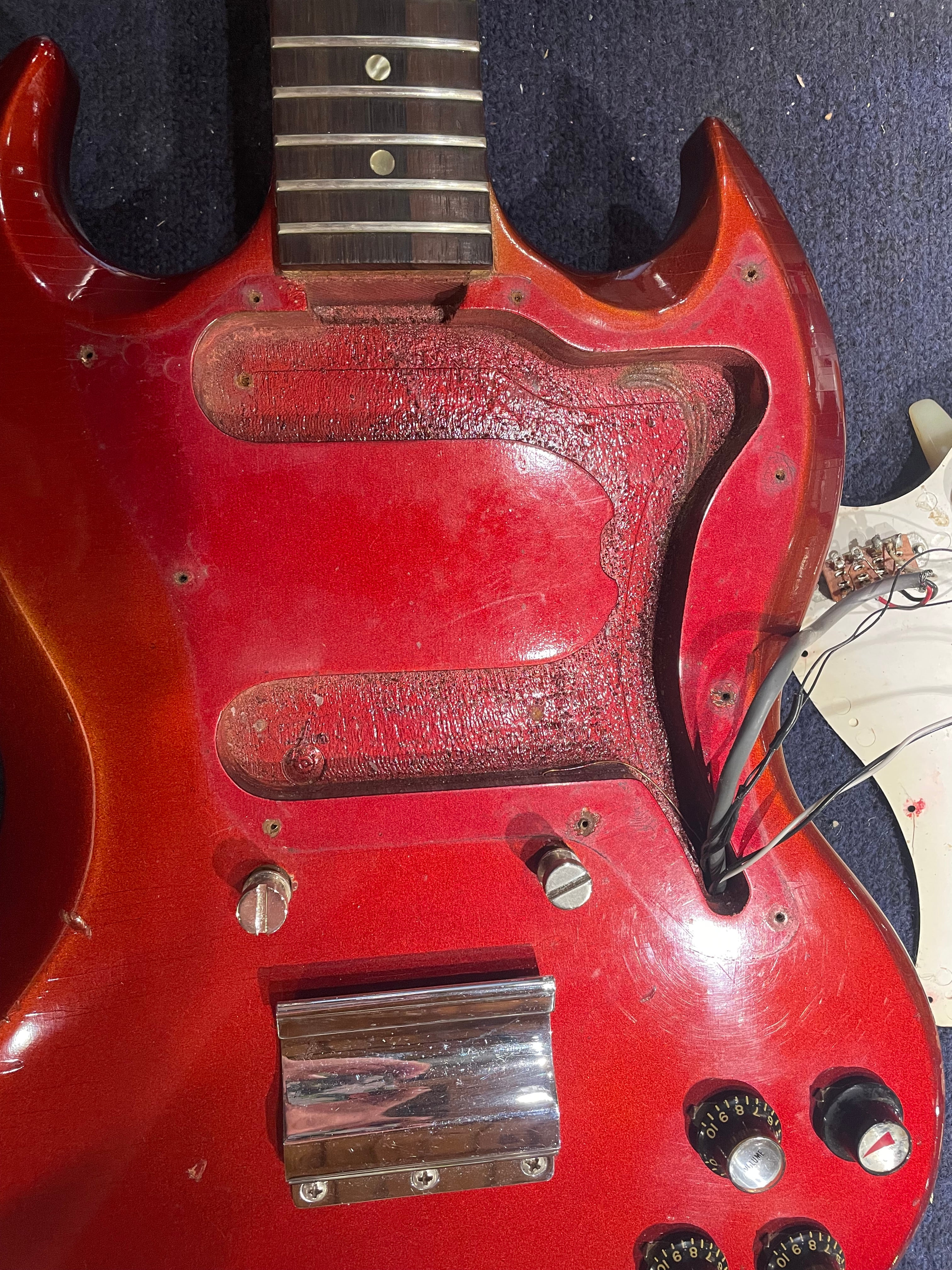Gibson Melody Maker D Sparkling Burgundy 1968 Electric Guitars / Solid Body