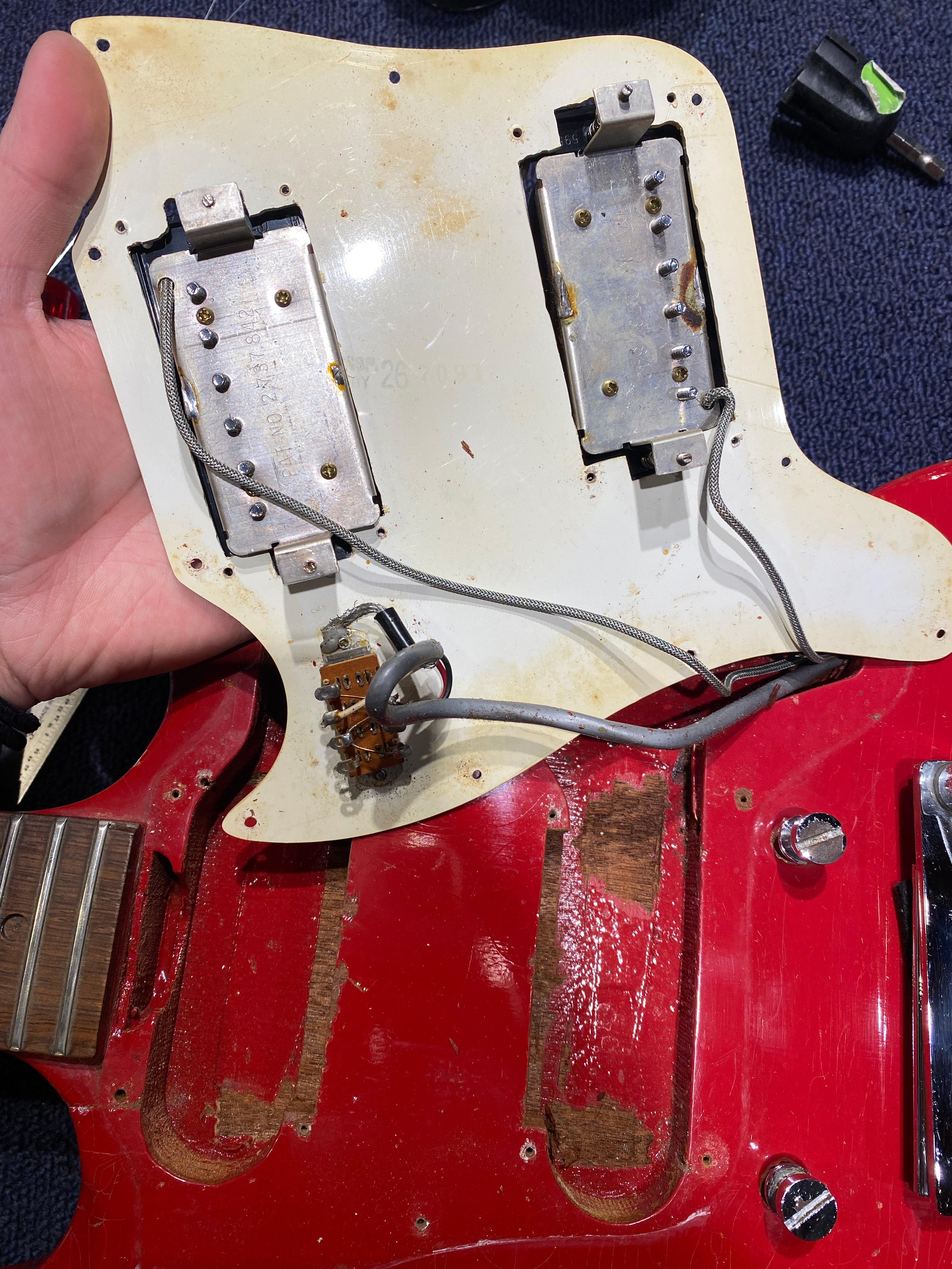 Gibson Melody Maker SG Red 1969 Electric Guitars / Solid Body