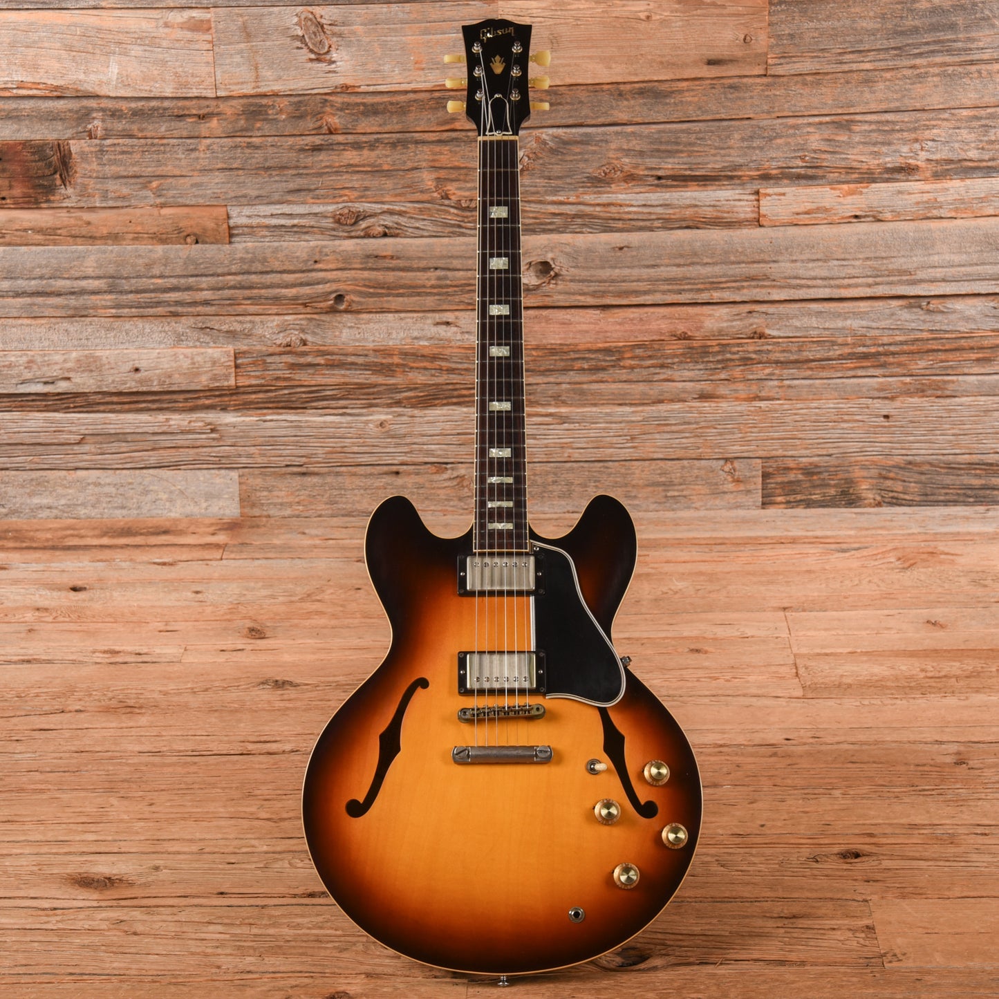 Gibson Memphis '63 ES-335 Block Sunburst Electric Guitars / Solid Body