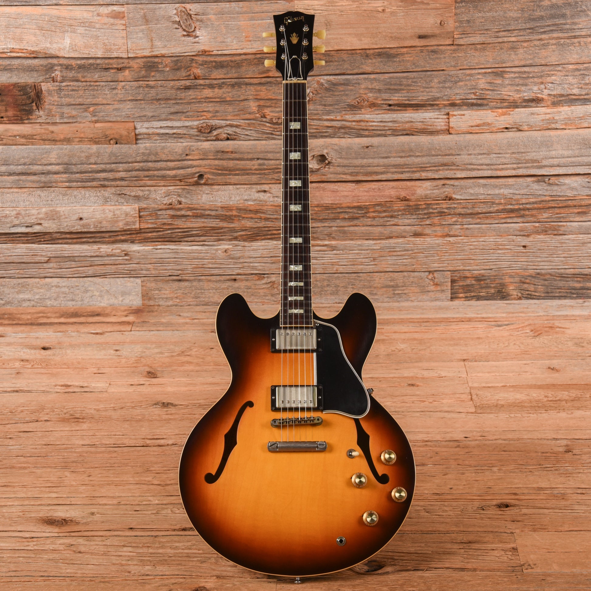 Gibson Memphis '63 ES-335 Block Sunburst Electric Guitars / Solid Body