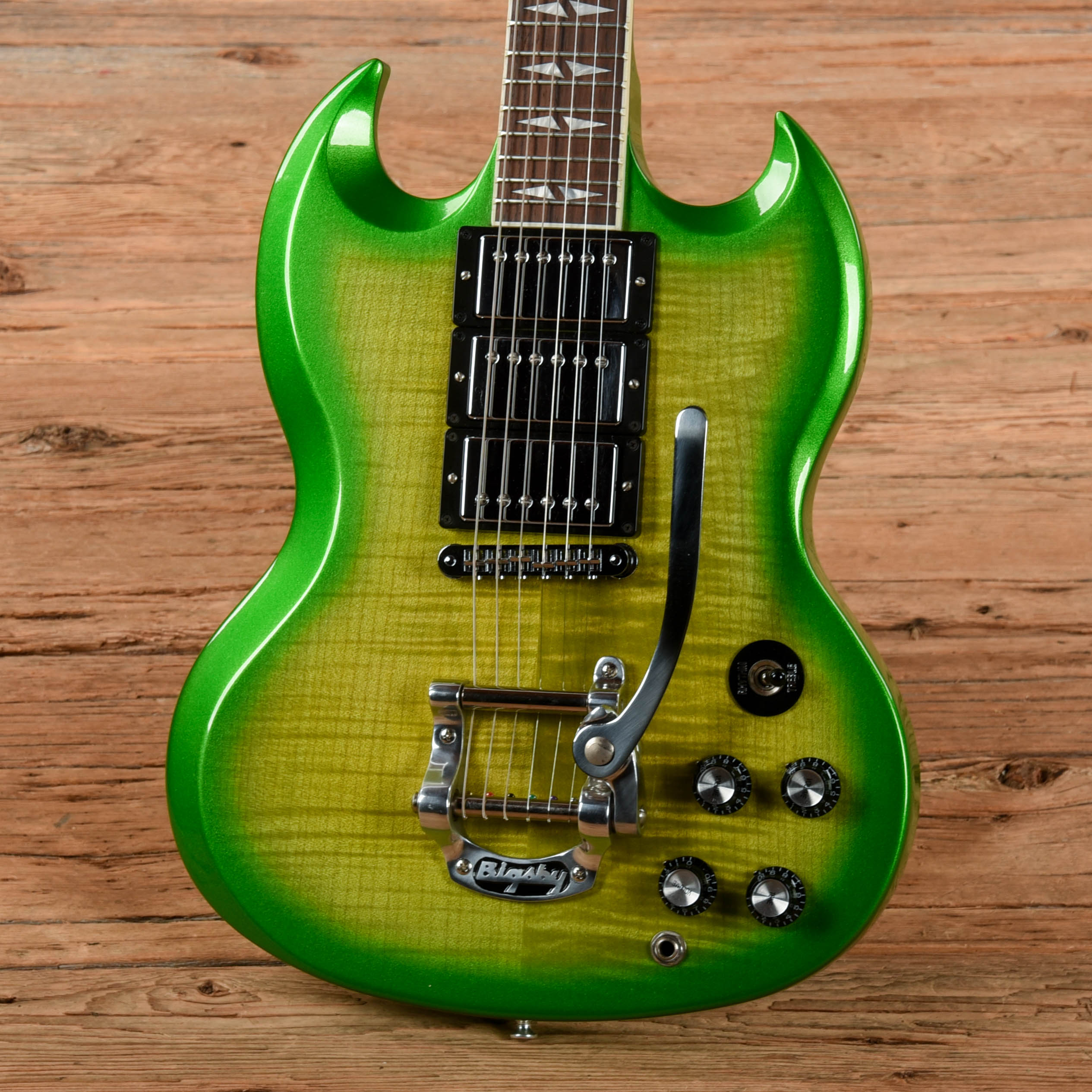 Gibson Mod Shop SG Modern Iguana Burst 2013 Electric Guitars / Solid Body