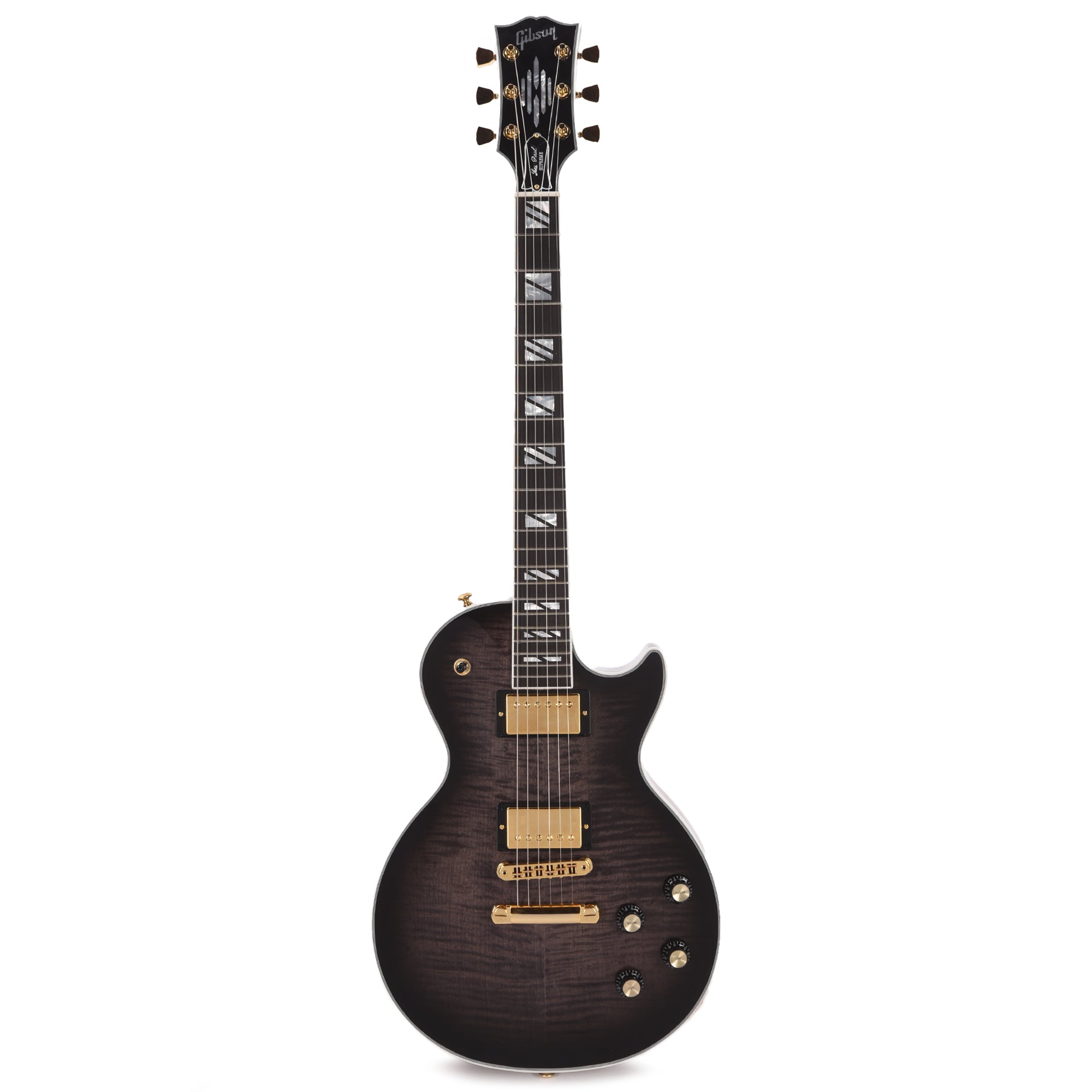 Gibson Modern Les Paul Supreme Transparent Ebony Burst Electric Guitars / Solid Body