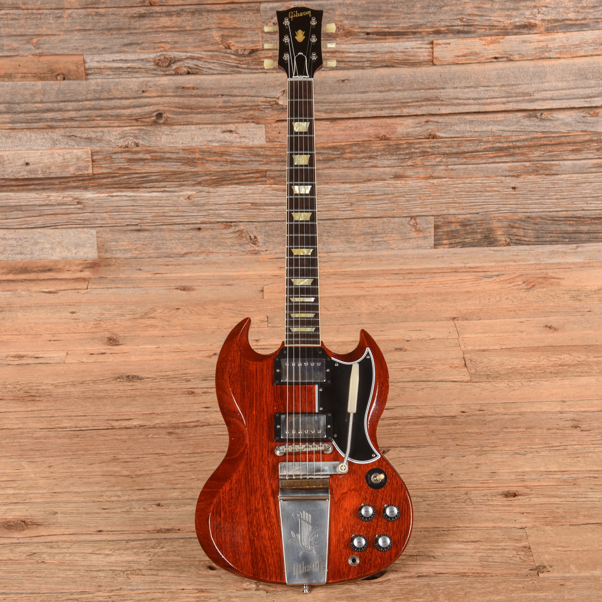 Gibson Murphy Lab '64 SG Standard Reissue Ultra Light Aged Cherry Red 2023 Electric Guitars / Solid Body