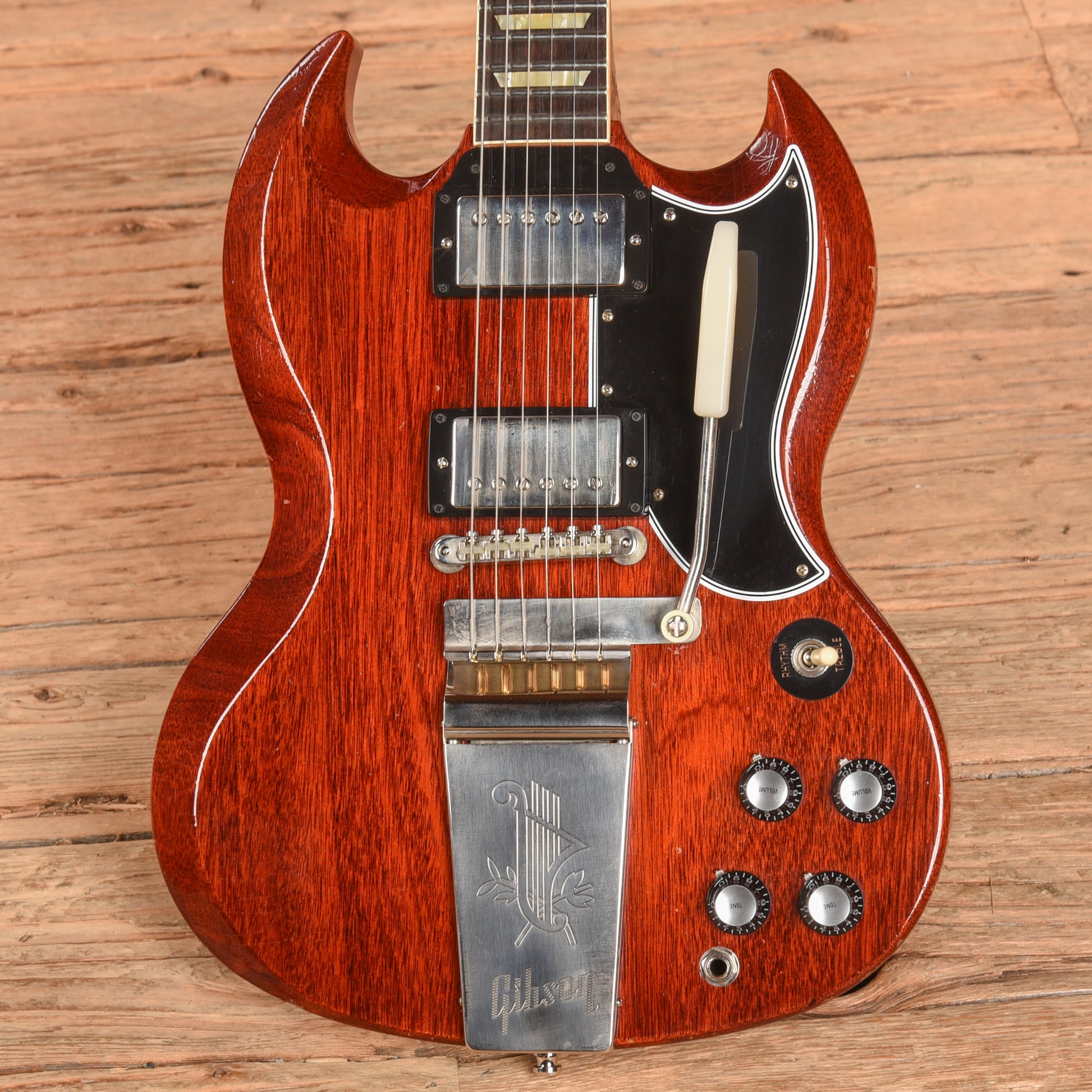 Gibson Murphy Lab '64 SG Standard Reissue Ultra Light Aged Cherry Red 2023 Electric Guitars / Solid Body