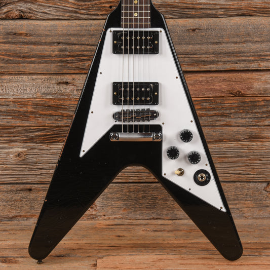 Gibson Murphy Lab '79 Kirk Hammett Flying V Ebony 2024 Electric Guitars / Solid Body