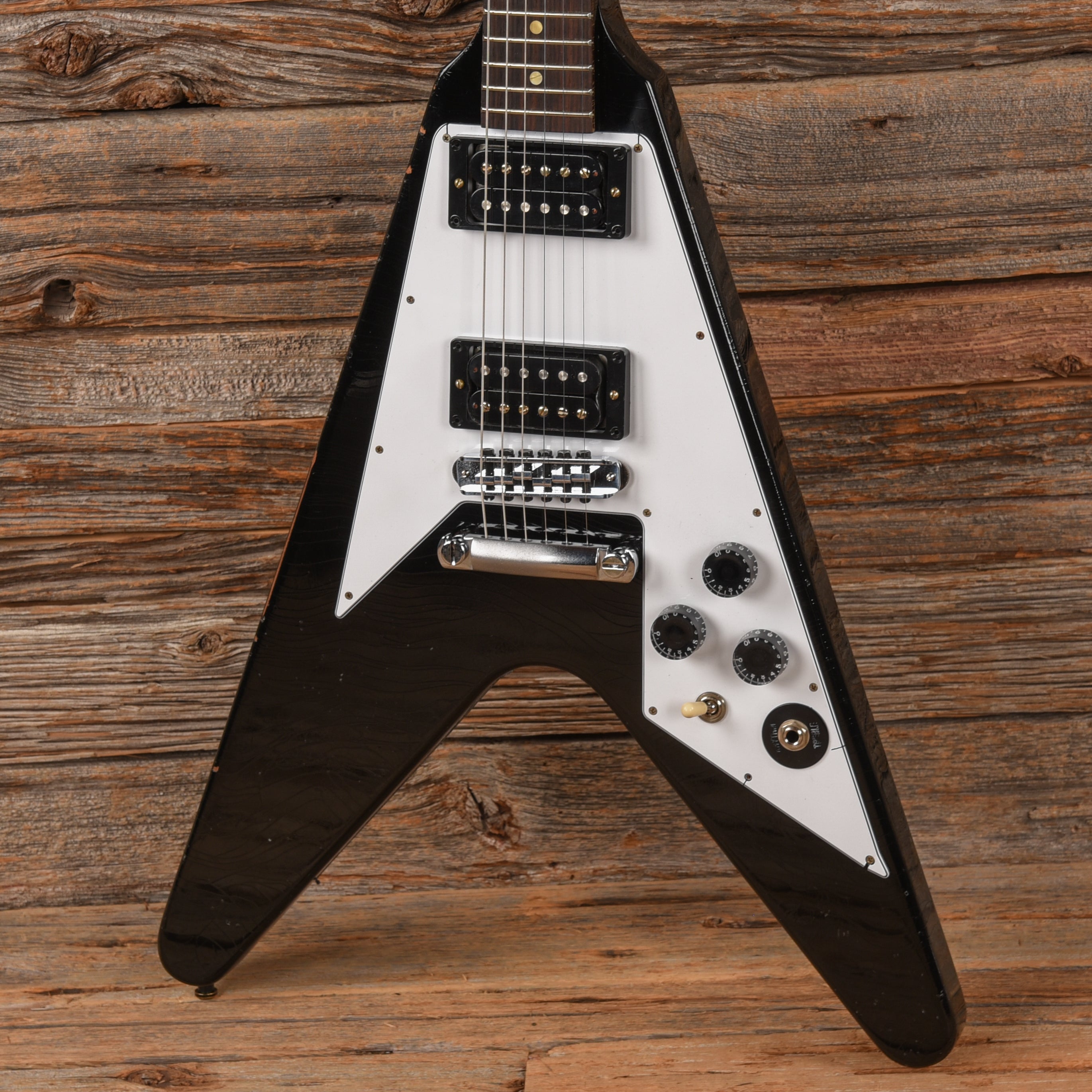 Gibson Murphy Lab '79 Kirk Hammett Flying V Ebony 2024 Electric Guitars / Solid Body
