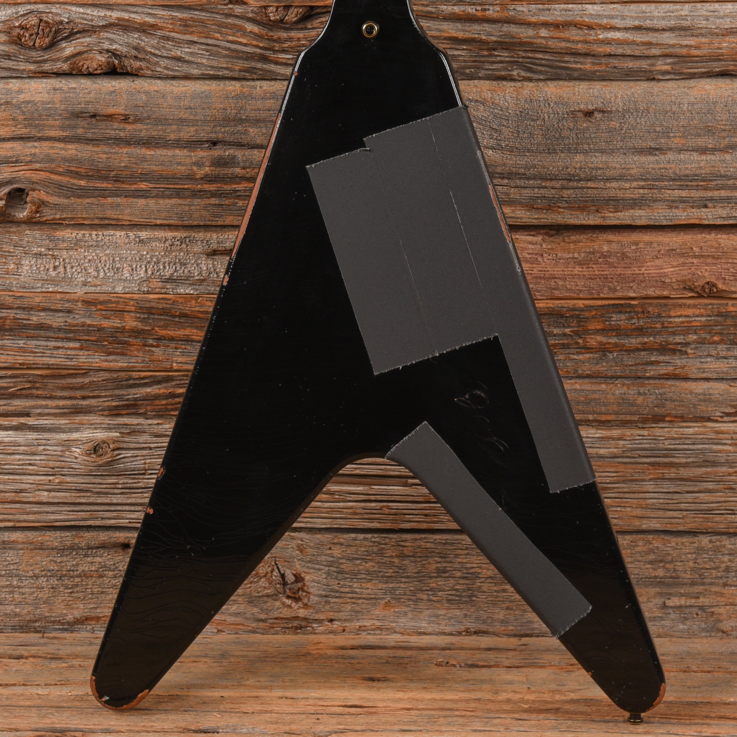 Gibson Murphy Lab '79 Kirk Hammett Flying V Ebony 2024 Electric Guitars / Solid Body