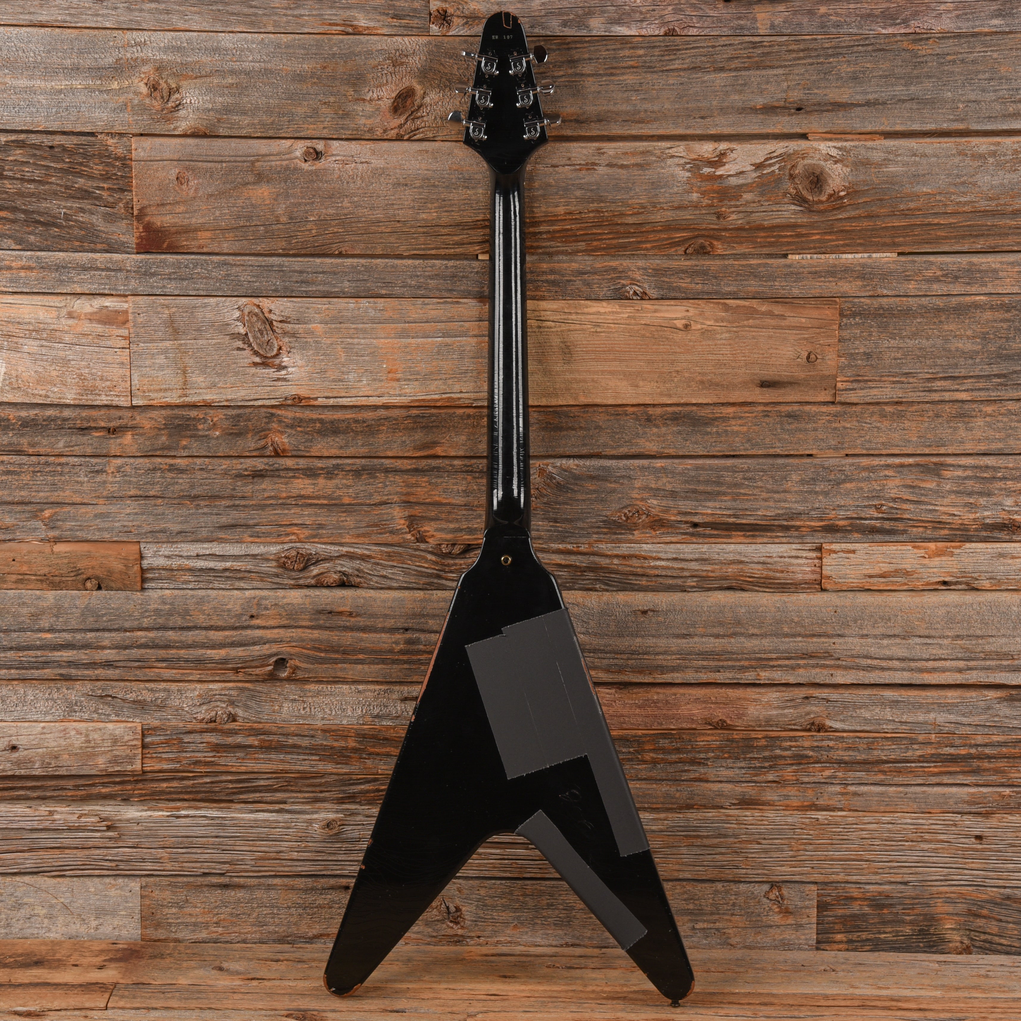 Gibson Murphy Lab '79 Kirk Hammett Flying V Ebony 2024 Electric Guitars / Solid Body