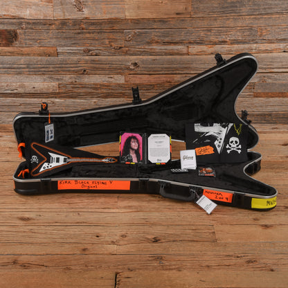 Gibson Murphy Lab '79 Kirk Hammett Flying V Ebony 2024 Electric Guitars / Solid Body