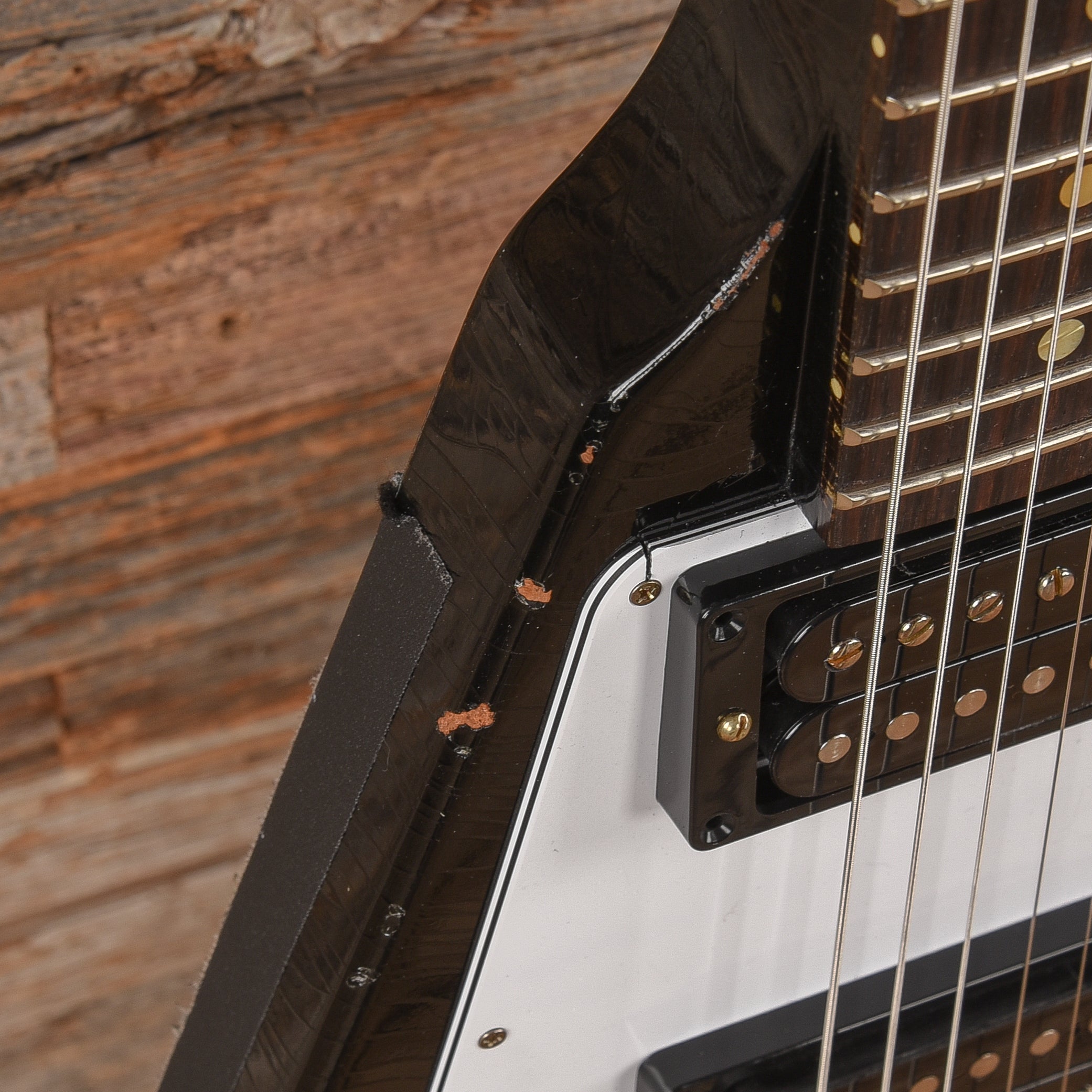 Gibson Murphy Lab '79 Kirk Hammett Flying V Ebony 2024 Electric Guitars / Solid Body