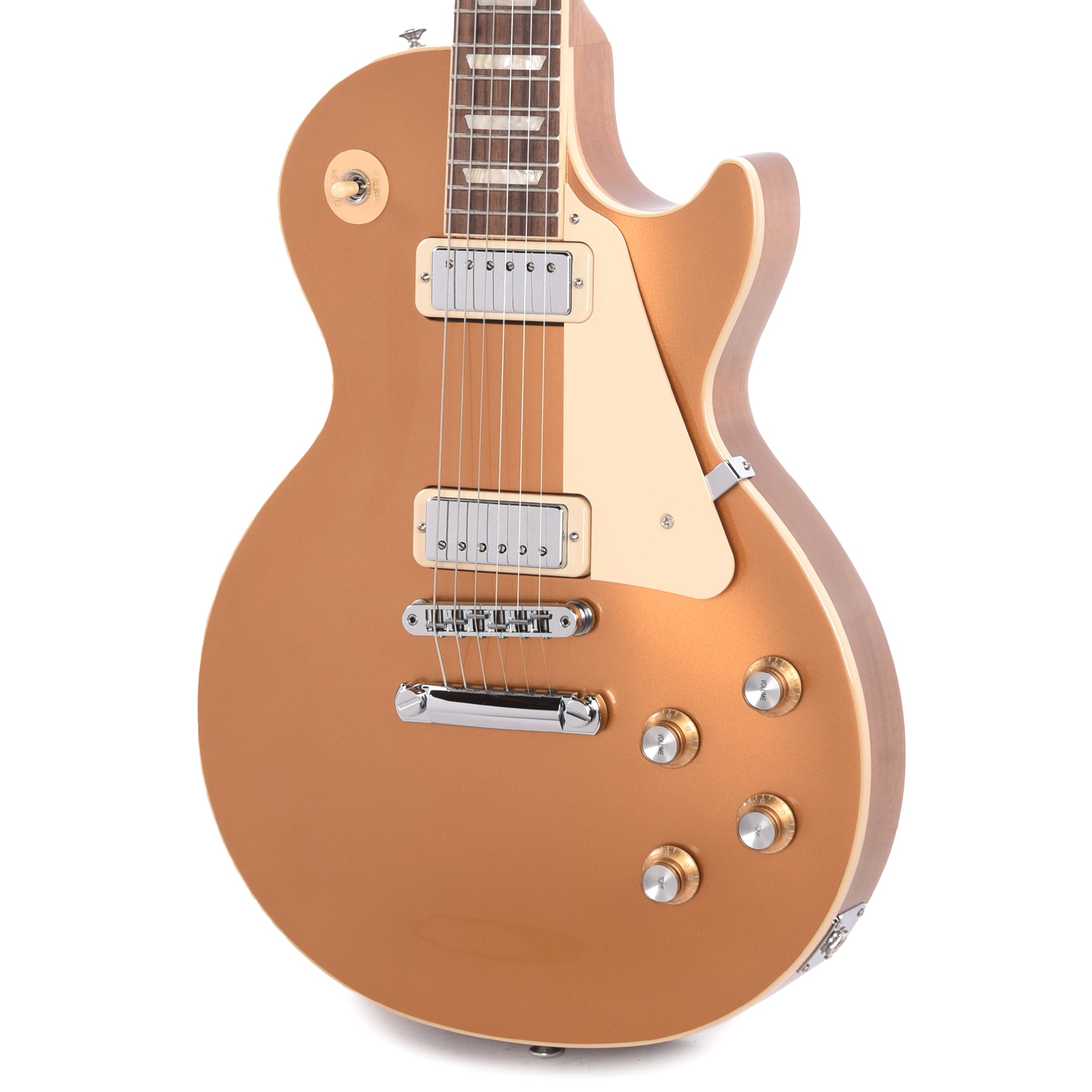 Gibson Original Les Paul '70s Deluxe Gold Top Electric Guitars / Solid Body