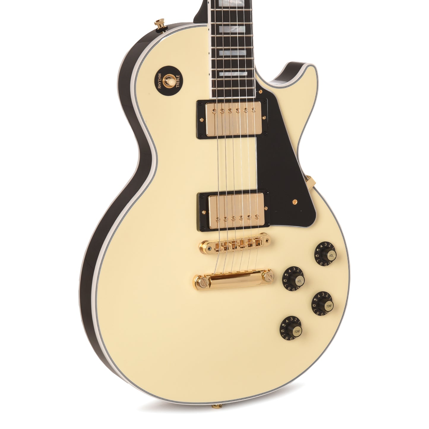 Gibson Original Les Paul Custom '70s Buttercream Top Electric Guitars / Solid Body