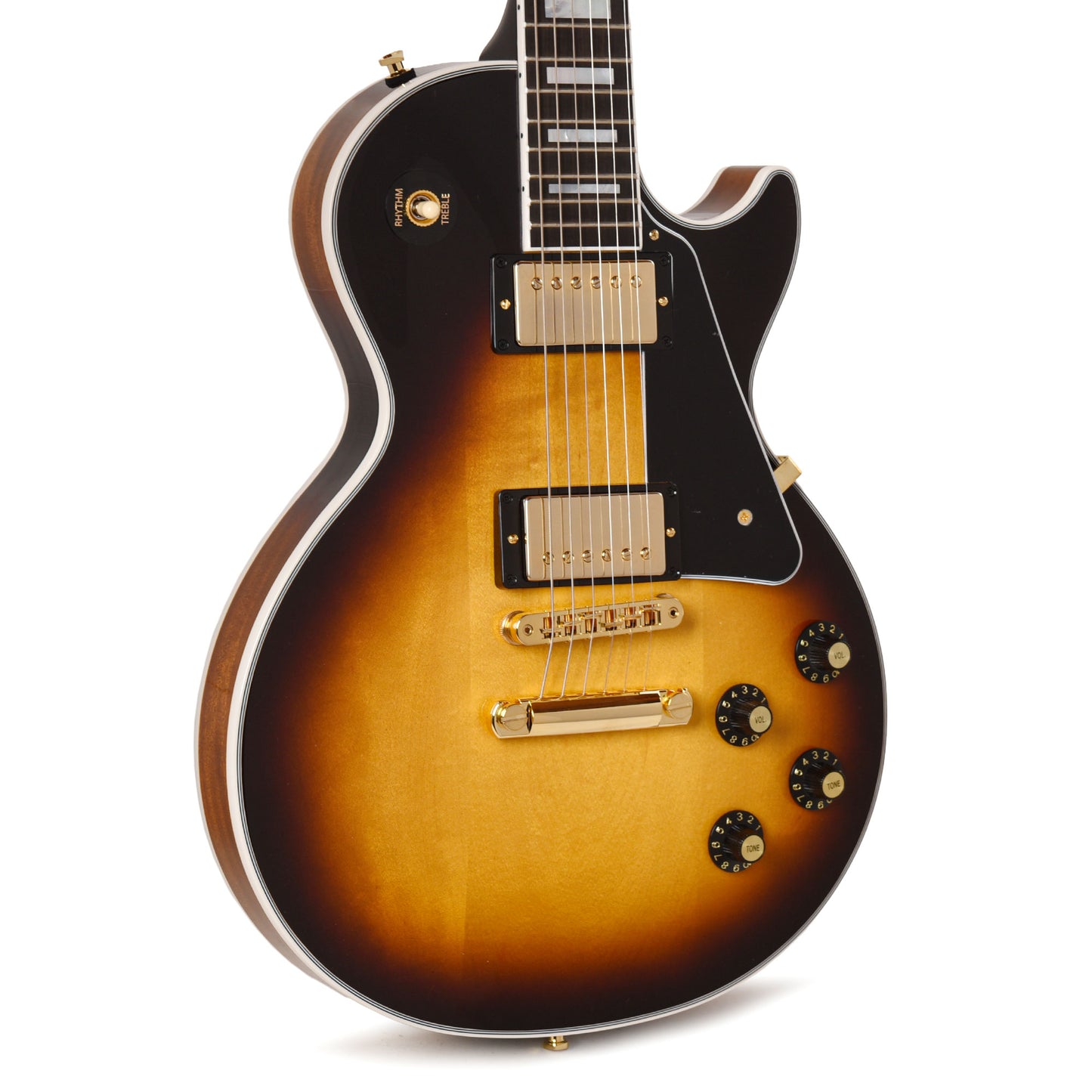 Gibson Original Les Paul Custom '70s Tobacco Burst Electric Guitars / Solid Body