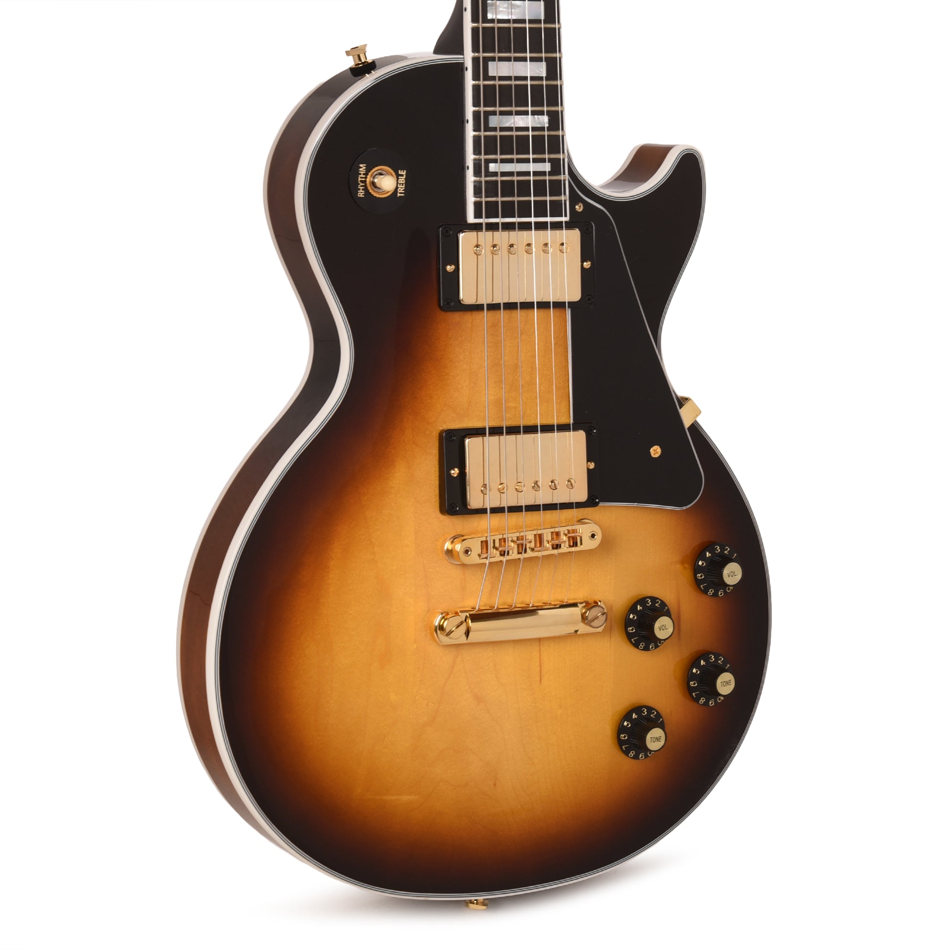Gibson Original Les Paul Custom '70s Tobacco Burst Electric Guitars / Solid Body