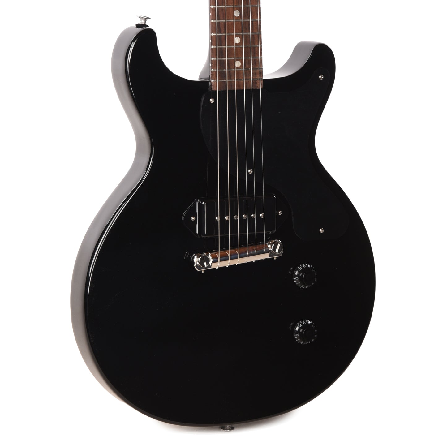 Gibson Original Les Paul Junior Double Cutaway Ebony Electric Guitars / Solid Body