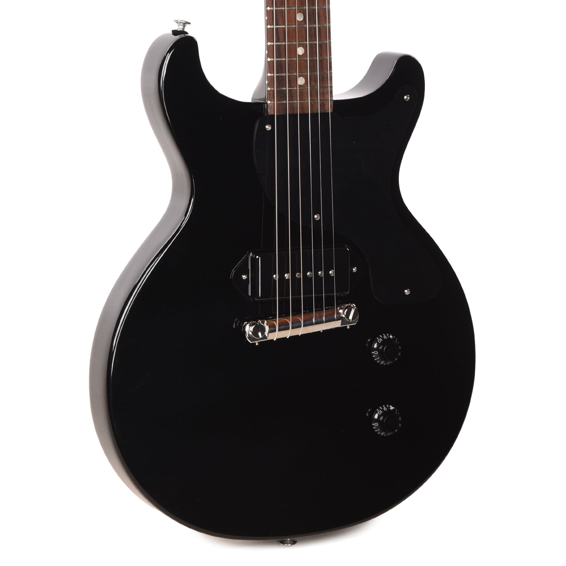 Gibson Original Les Paul Junior Double Cutaway Ebony Electric Guitars / Solid Body