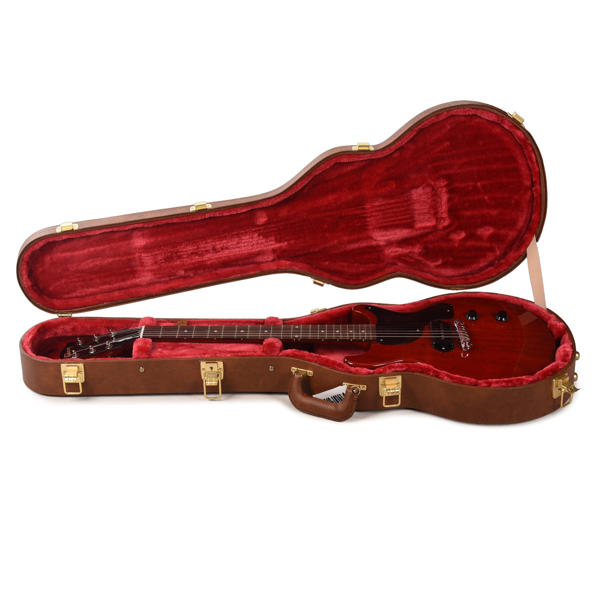 Gibson Original Les Paul Junior Double Cutaway Vintage Cherry Electric Guitars / Solid Body
