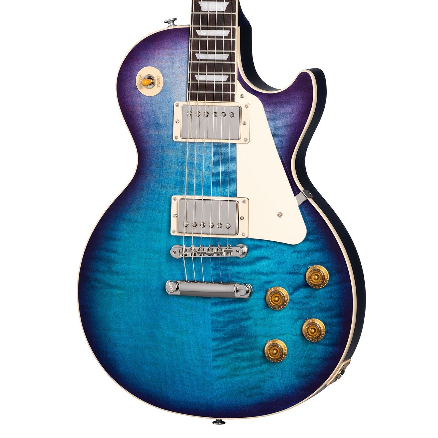 Gibson Original Les Paul Standard '50s Figured Top Blueberry Burst Electric Guitars / Solid Body
