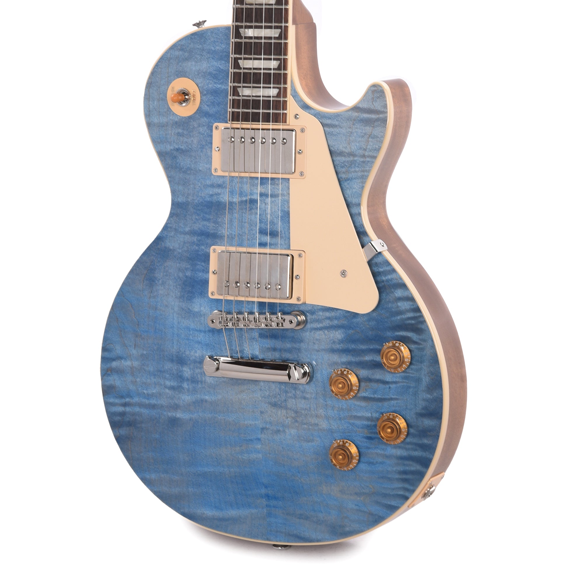 Gibson Original Les Paul Standard '50s Figured Top Ocean Blue Electric Guitars / Solid Body