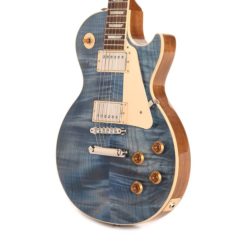 Gibson Original Les Paul Standard '50s Figured Top Ocean Blue Electric Guitars / Solid Body