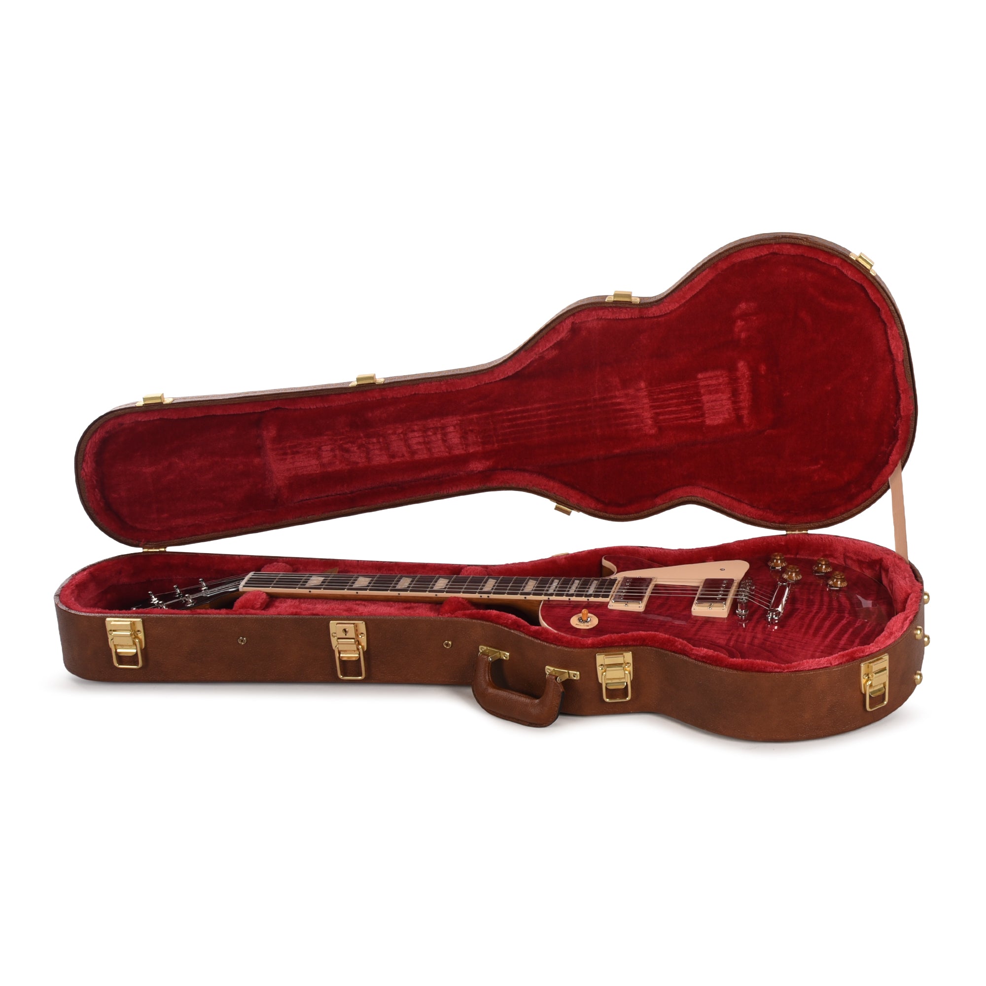 Gibson Original Les Paul Standard '50s Figured Top Translucent Fuchsia Electric Guitars / Solid Body