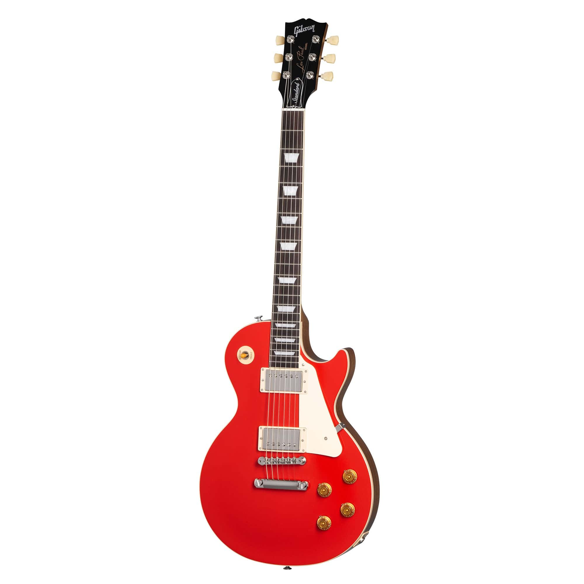 Gibson Original Les Paul Standard '50s Plain Top Cardinal Red Top Electric Guitars / Solid Body