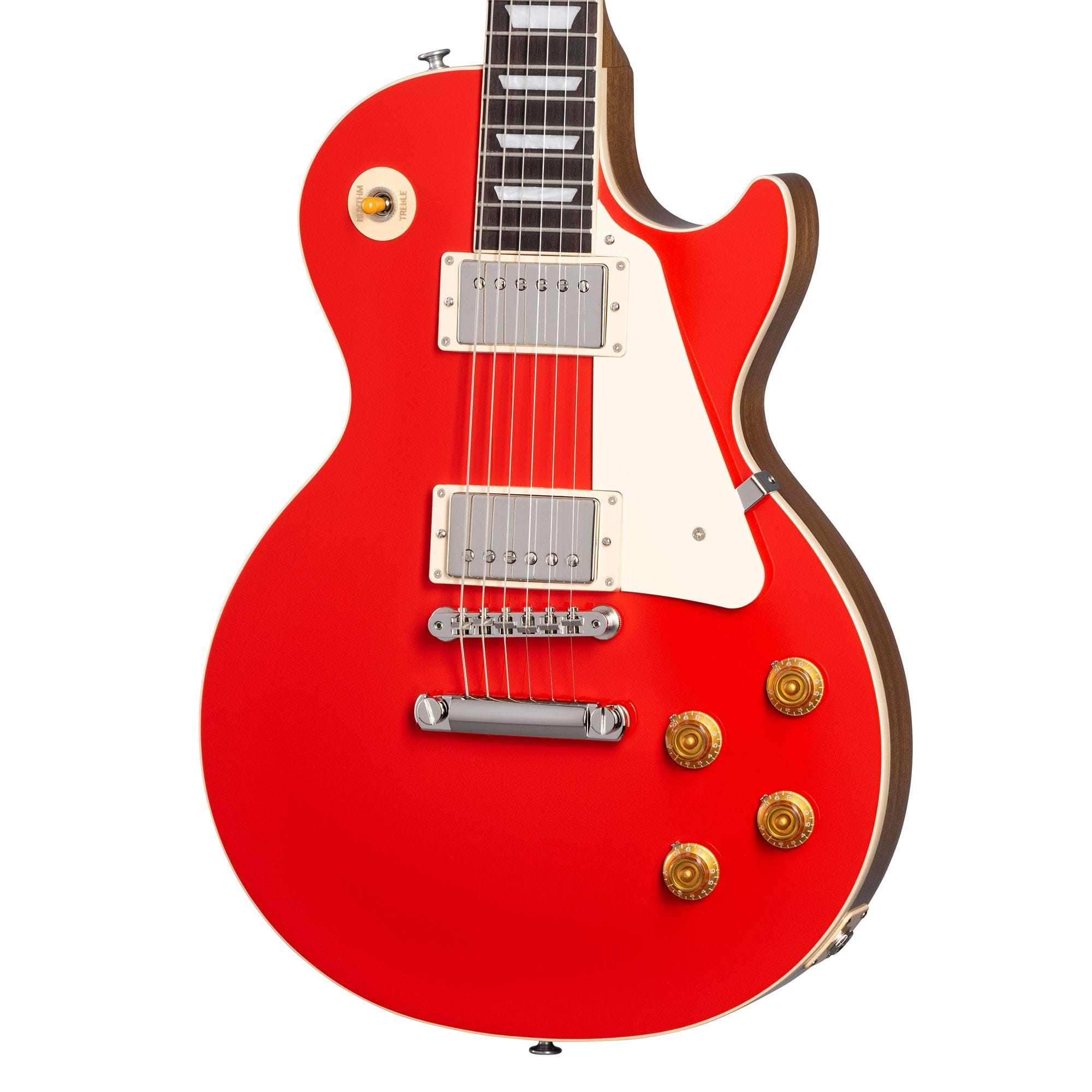Gibson Original Les Paul Standard '50s Plain Top Cardinal Red Top Electric Guitars / Solid Body