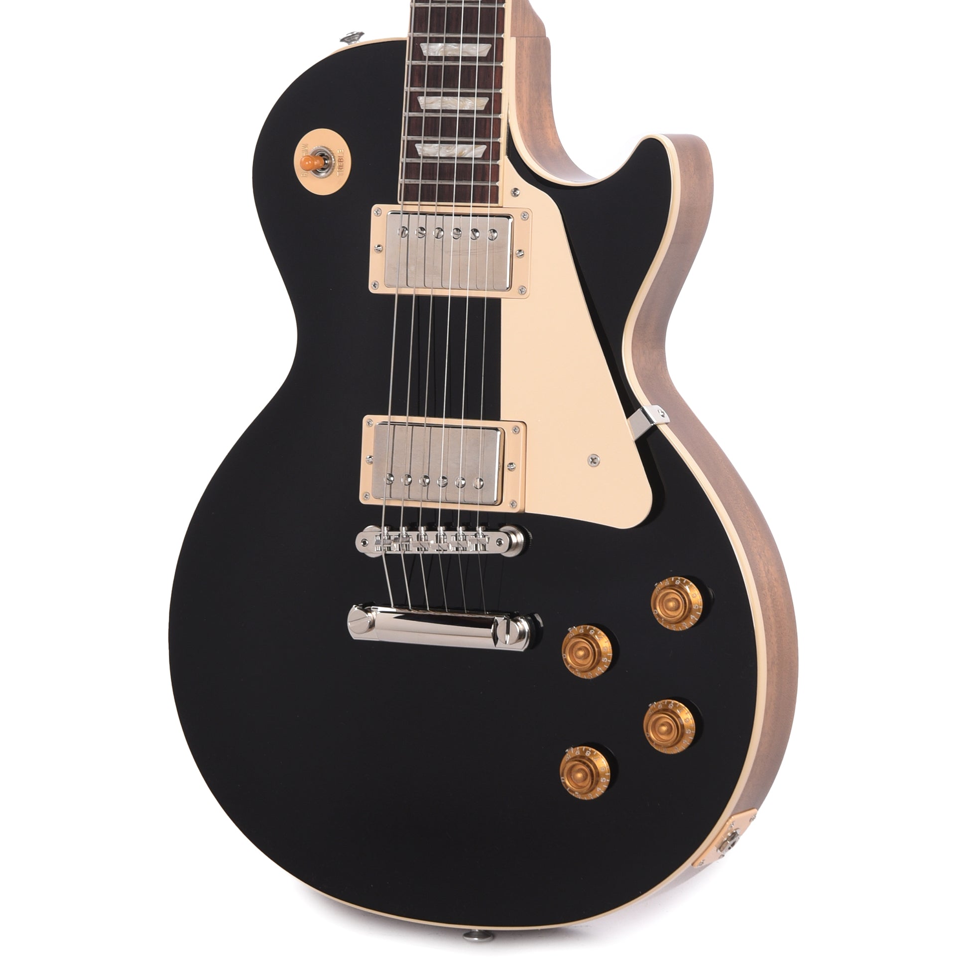 Gibson Original Les Paul Standard '50s Plain Top Ebony Top Electric Guitars / Solid Body