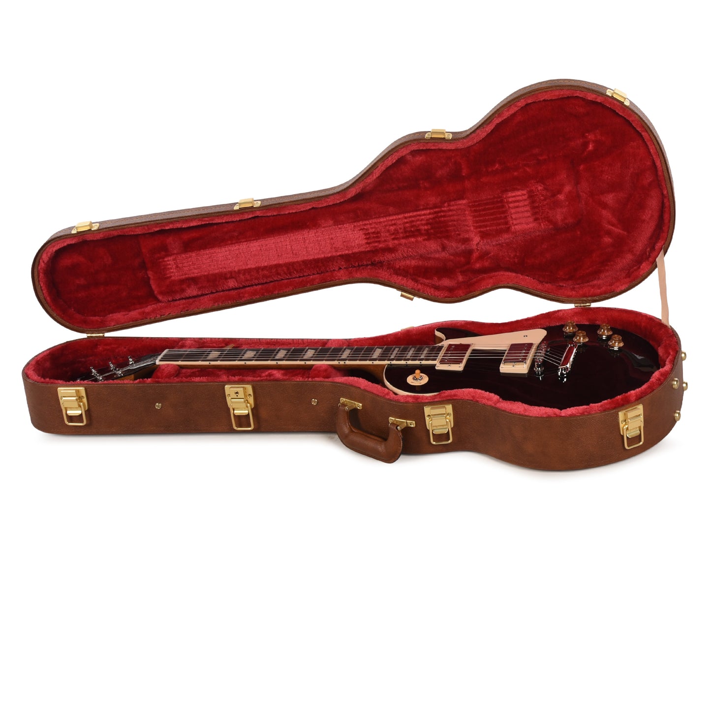 Gibson Original Les Paul Standard '50s Plain Top Ebony Top Electric Guitars / Solid Body