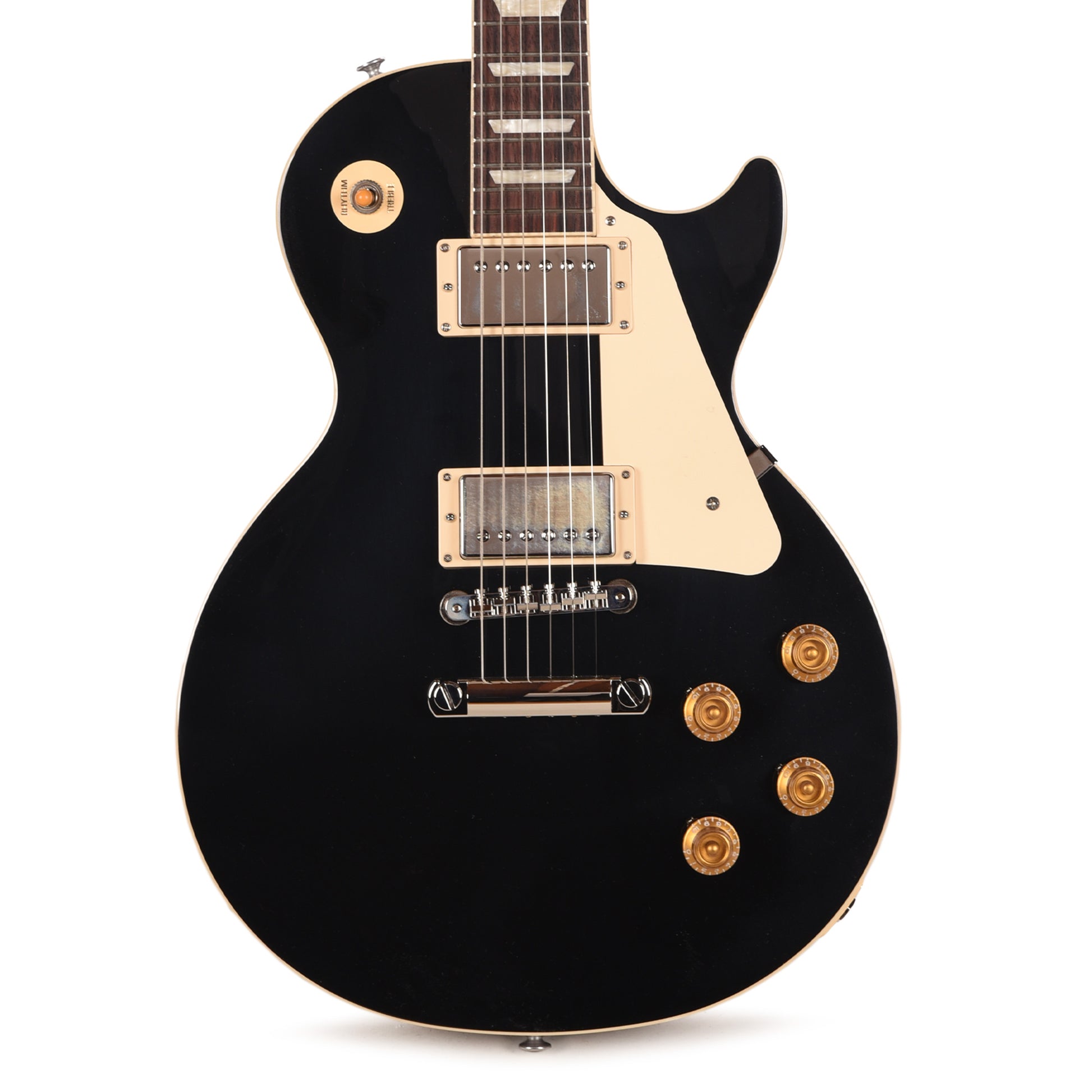 Gibson Original Les Paul Standard '50s Plain Top Ebony Top Electric Guitars / Solid Body