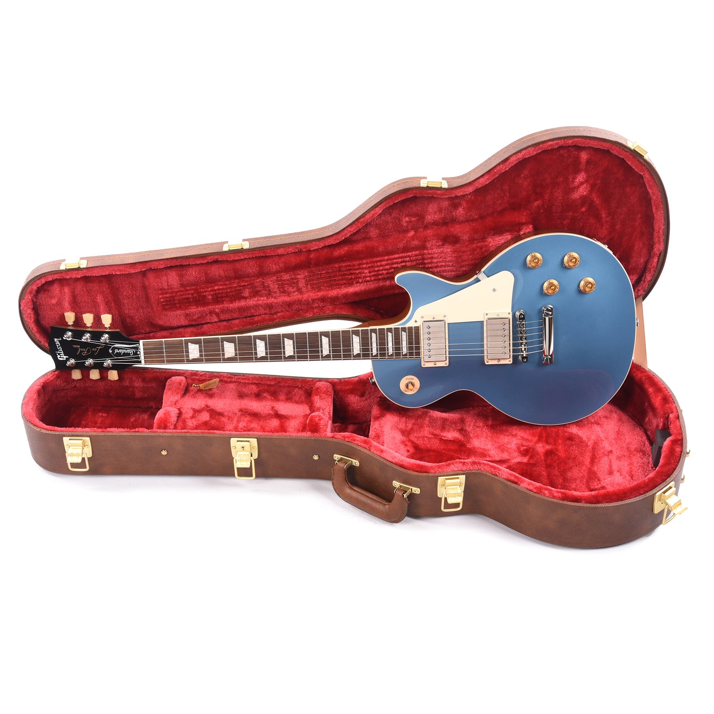 Gibson Original Les Paul Standard '50s Plain Top Pelham Blue Top Electric Guitars / Solid Body