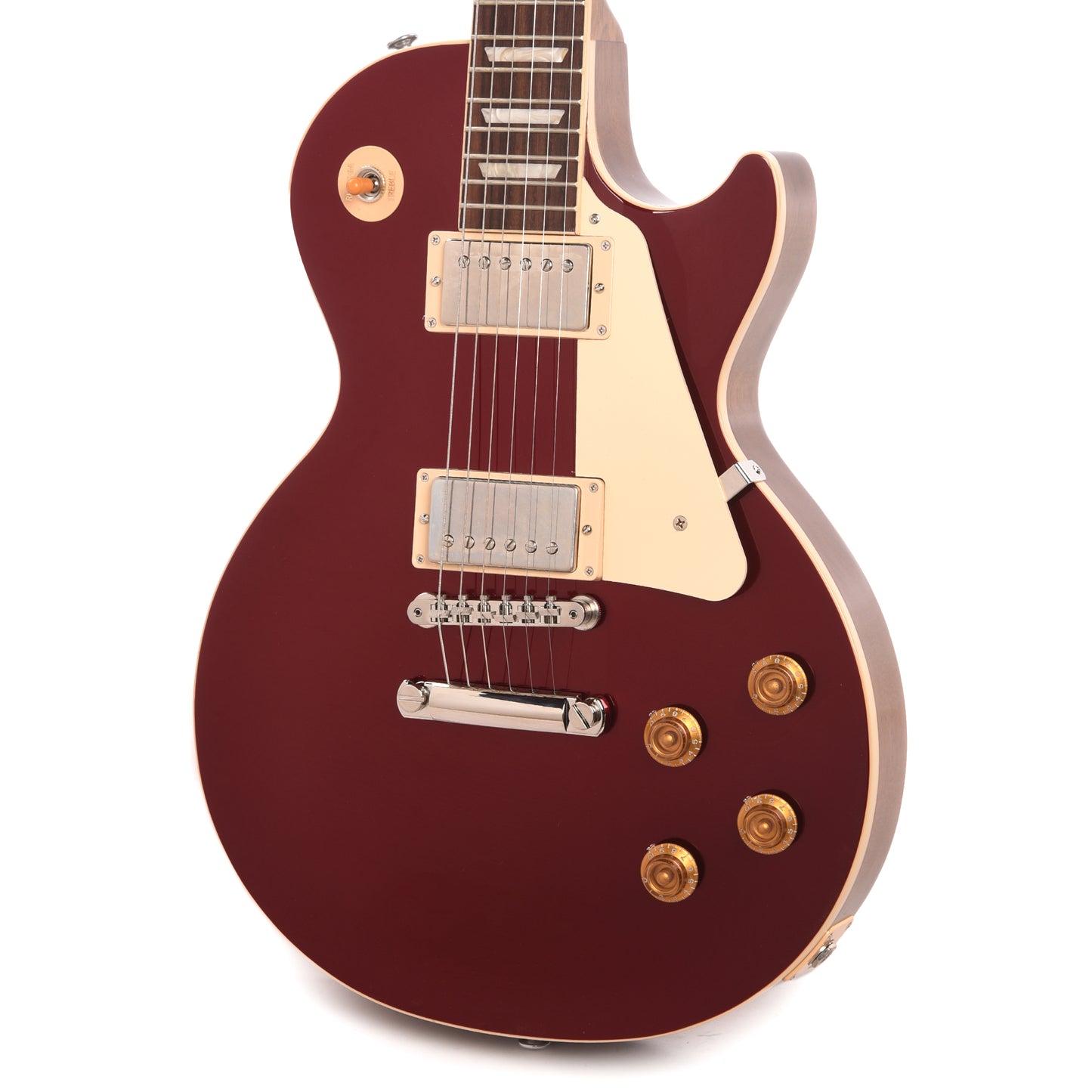 Gibson Original Les Paul Standard '50s Plain Top Sparkling Burgundy Top Sparkling Electric Guitars / Solid Body