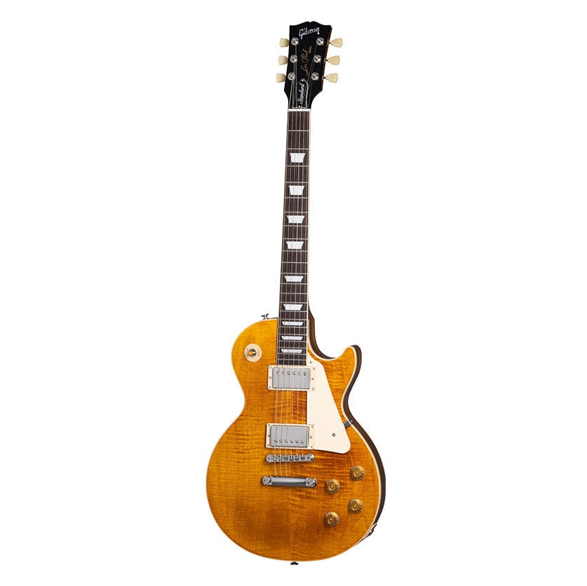 Gibson Original Les Paul Standard '60s Figured Top Honey Amber Electric Guitars / Solid Body