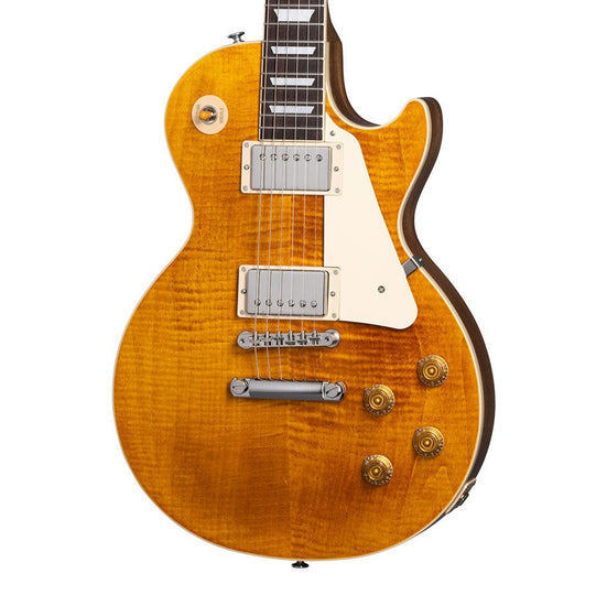 Gibson Original Les Paul Standard '60s Figured Top Honey Amber Electric Guitars / Solid Body