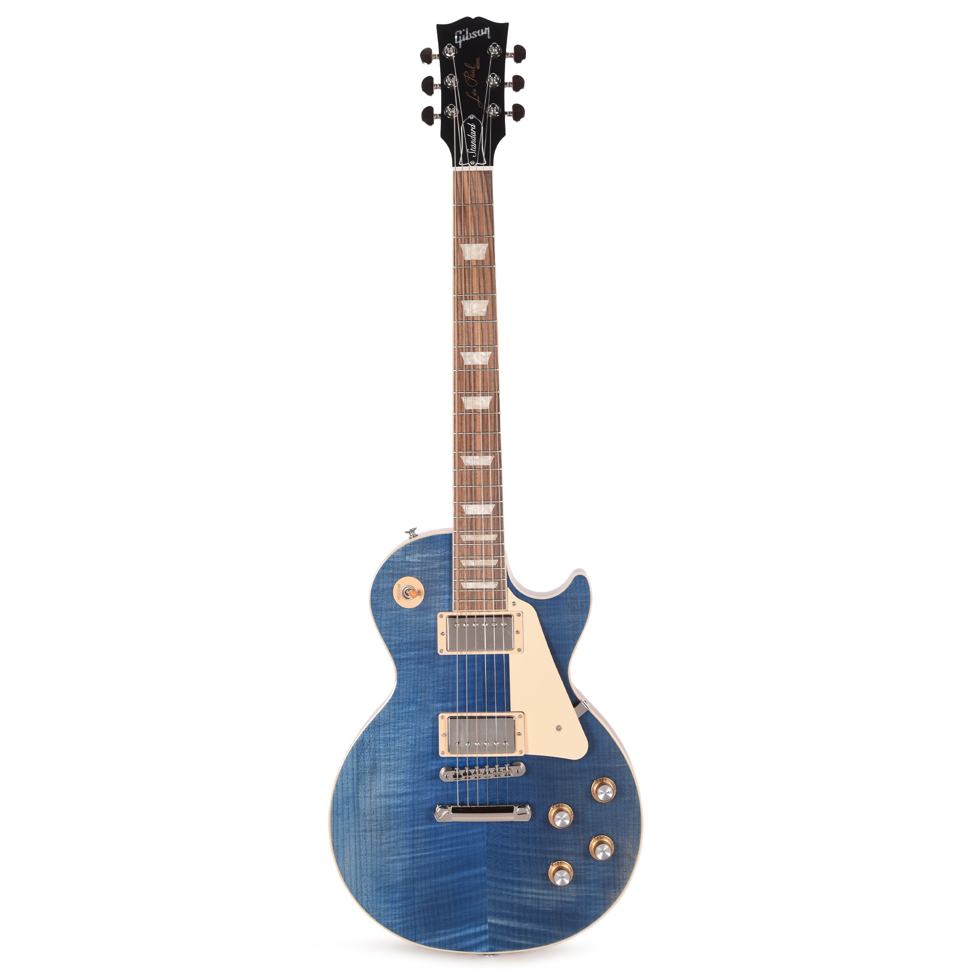 Gibson Original Les Paul Standard '60s Figured Top Ocean Blue Electric Guitars / Solid Body