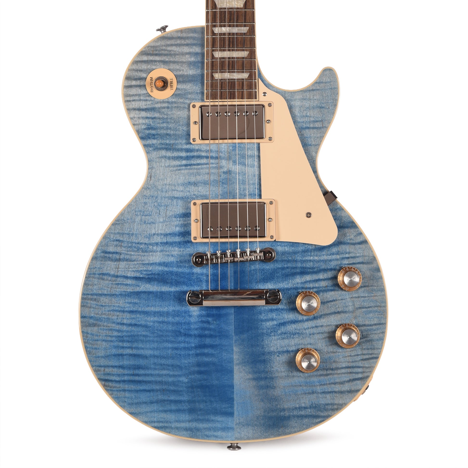 Gibson Original Les Paul Standard '60s Figured Top Ocean Blue Electric Guitars / Solid Body