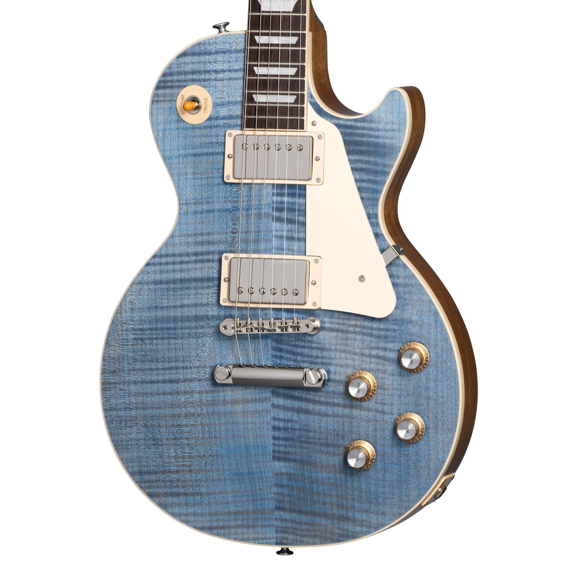 Gibson Original Les Paul Standard '60s Figured Top Ocean Blue Electric Guitars / Solid Body