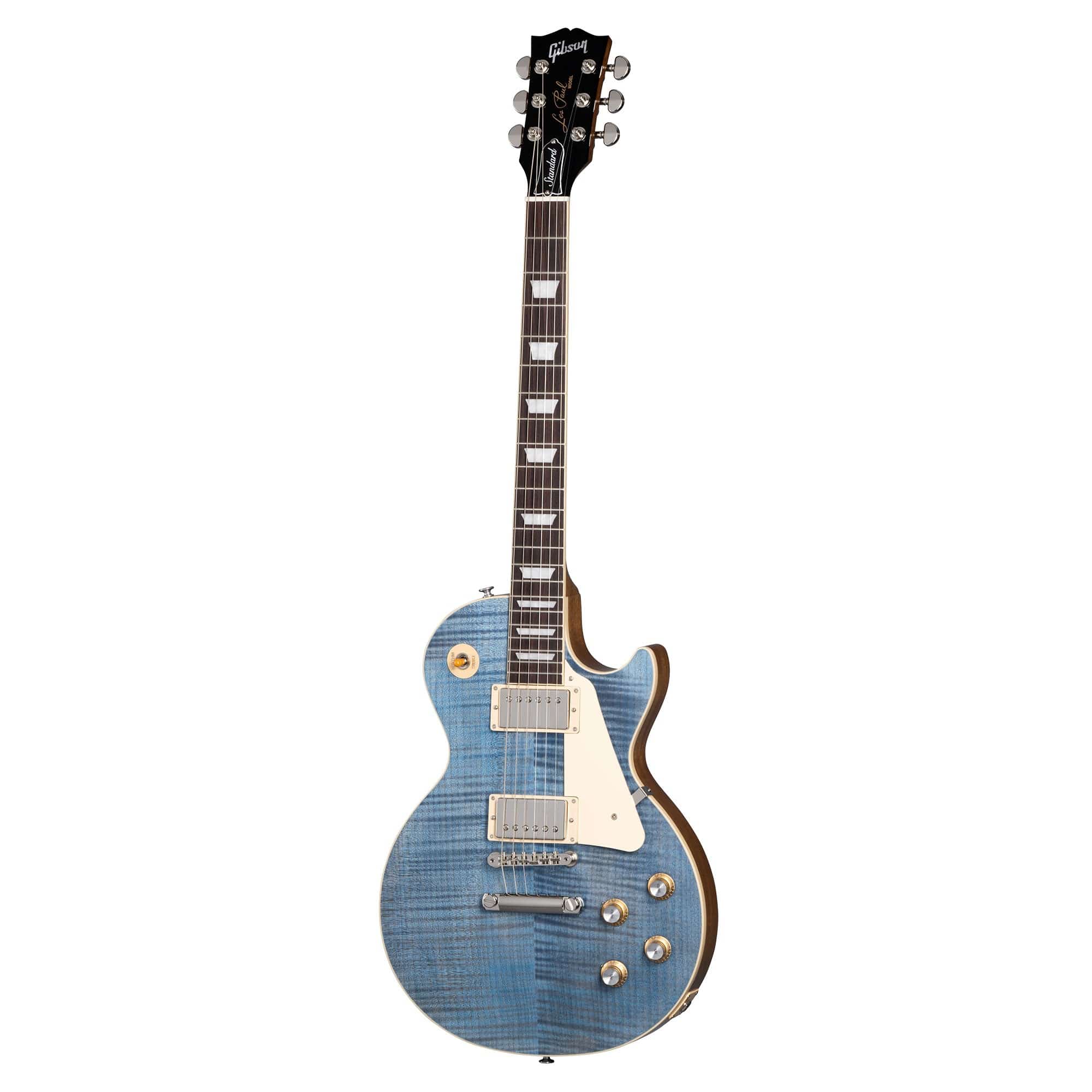 Gibson Original Les Paul Standard '60s Figured Top Ocean Blue Electric Guitars / Solid Body