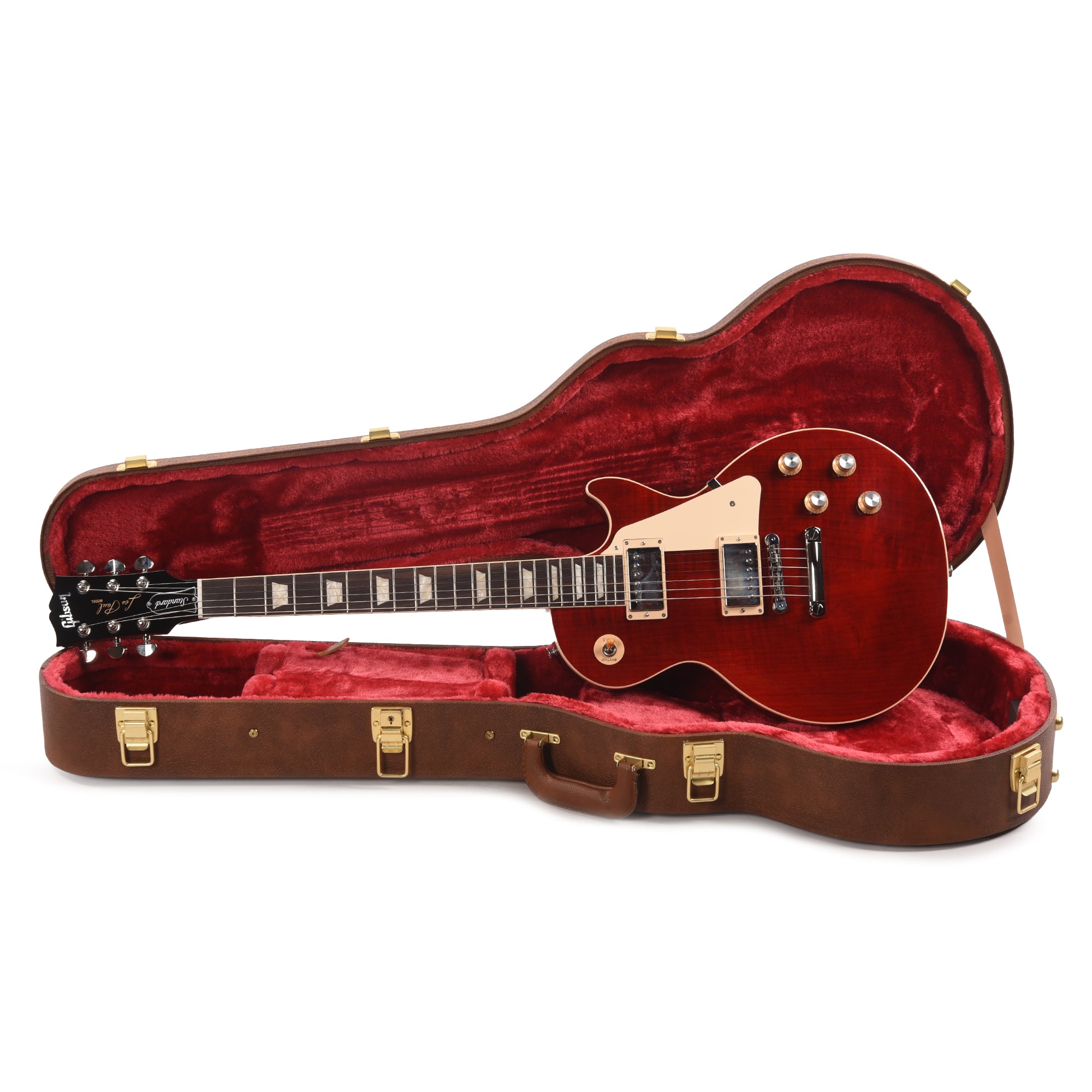 Gibson Original Les Paul Standard '60s Figured Top Sixties Cherry Electric Guitars / Solid Body