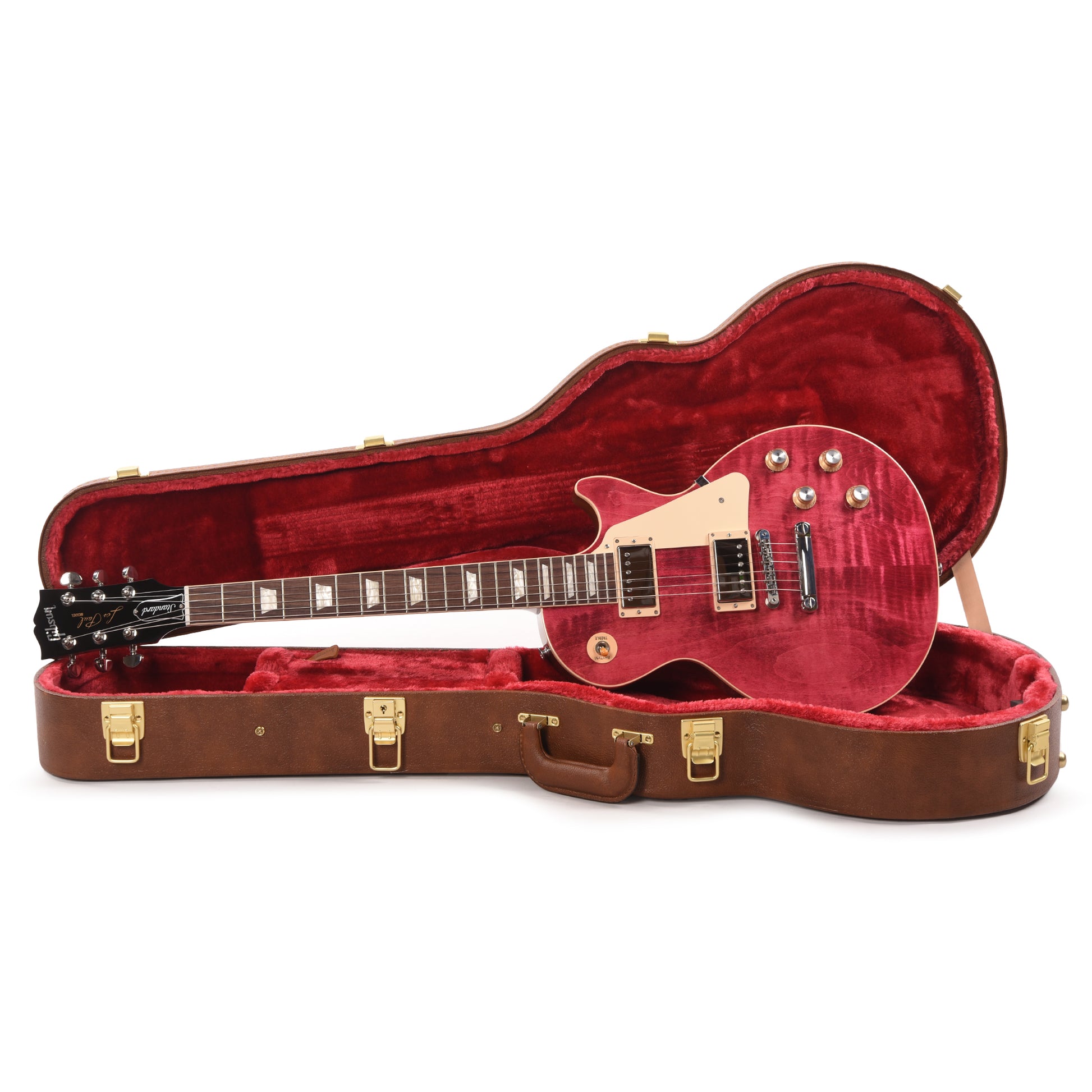 Gibson Original Les Paul Standard '60s Figured Top Translucent Fuchsia Electric Guitars / Solid Body