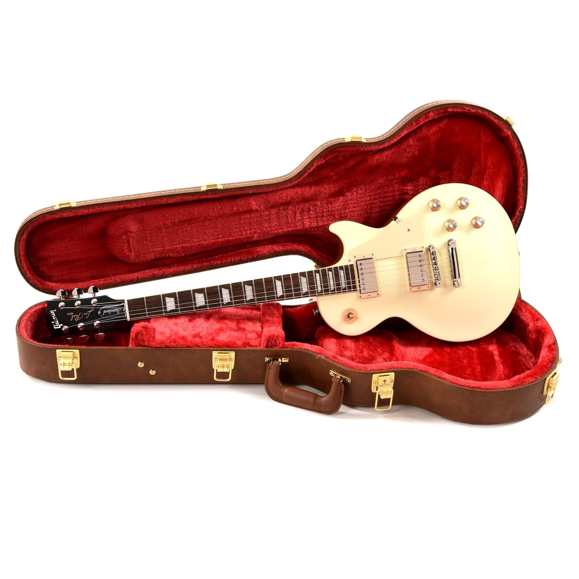 Gibson Original Les Paul Standard '60s Plain Top Classic White Top Electric Guitars / Solid Body