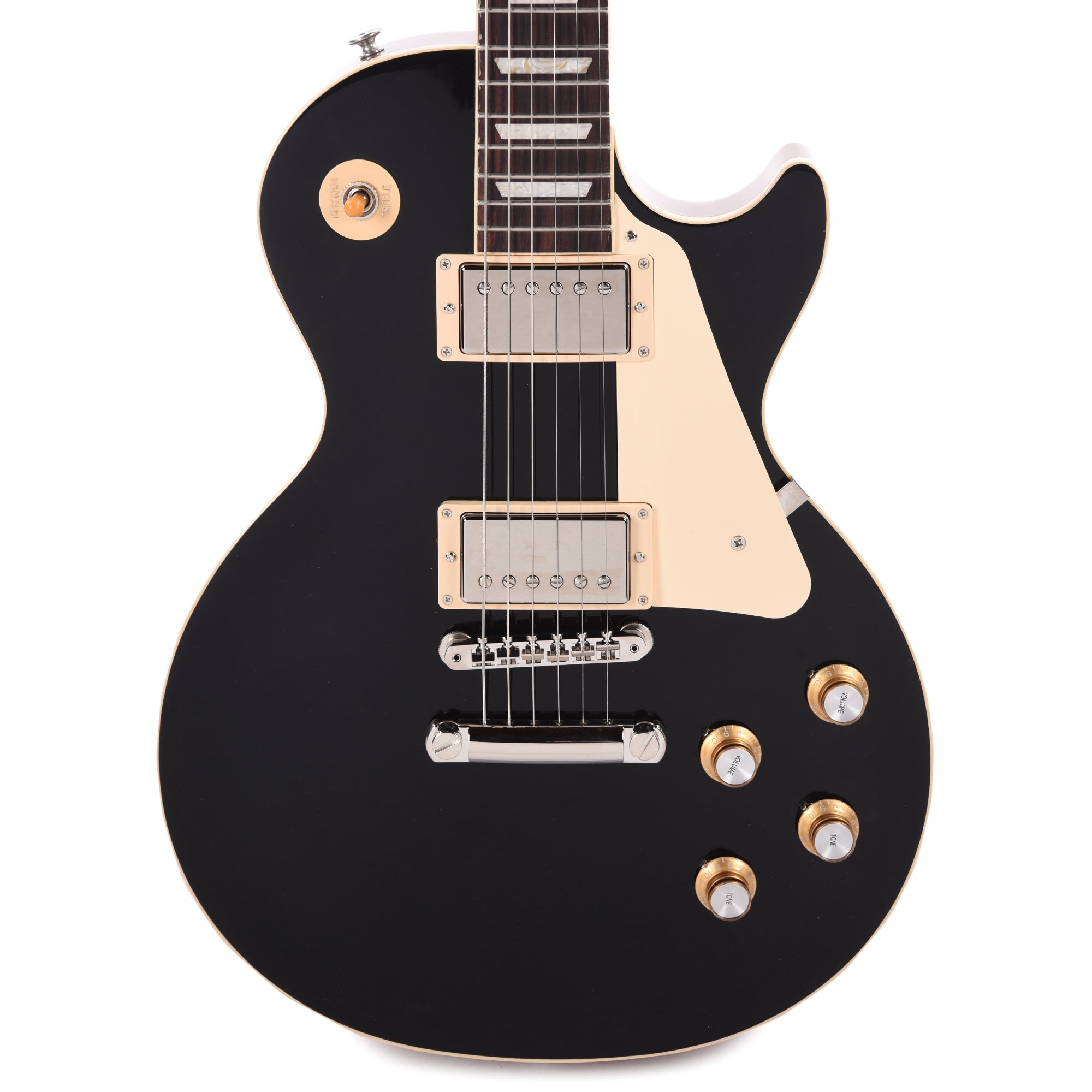 Gibson Original Les Paul Standard '60s Plain Top Ebony Top Electric Guitars / Solid Body
