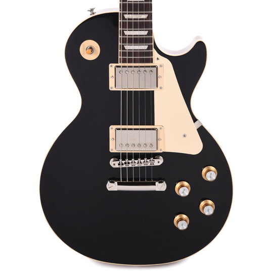 Gibson Original Les Paul Standard '60s Plain Top Ebony Top Electric Guitars / Solid Body