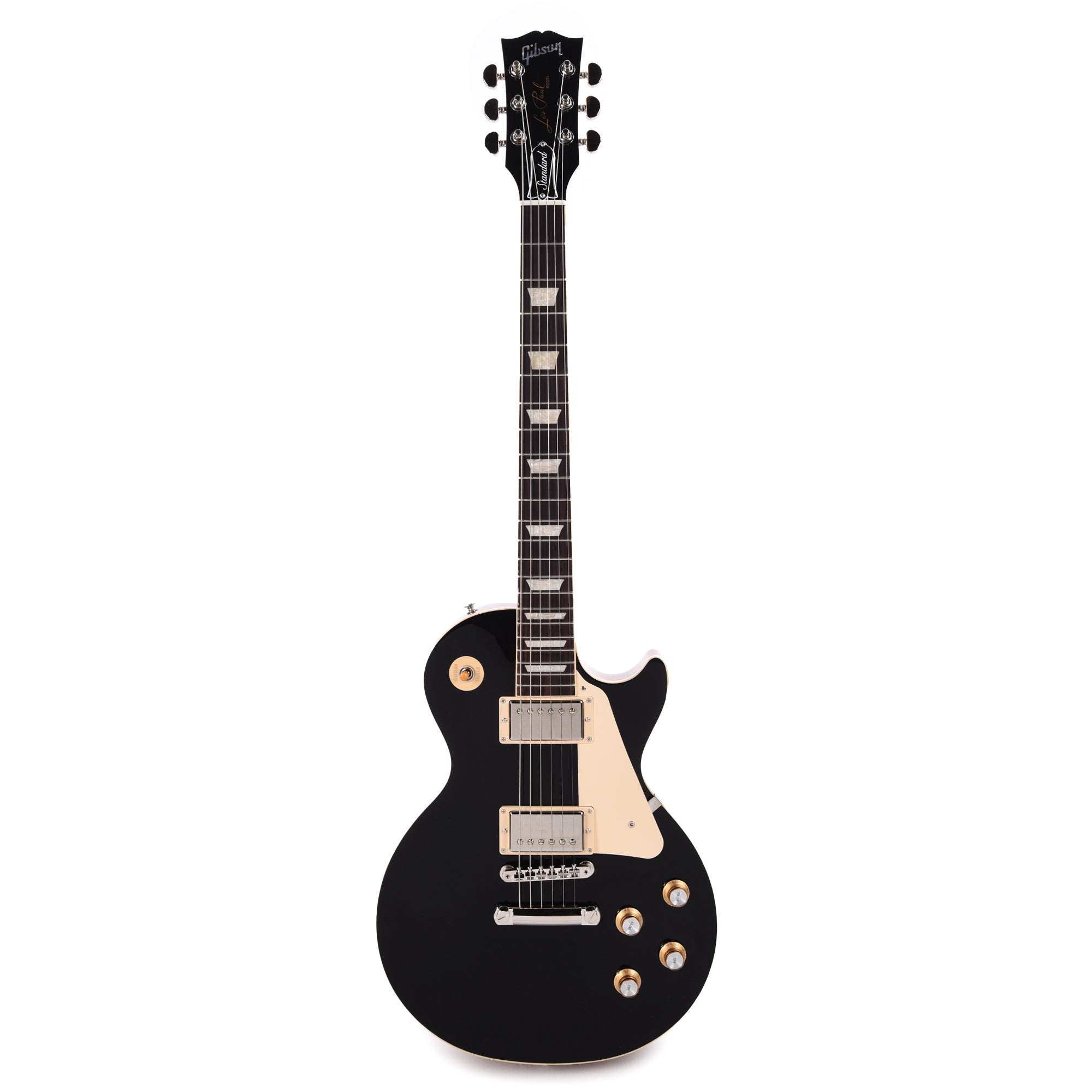 Gibson Original Les Paul Standard '60s Plain Top Ebony Top Electric Guitars / Solid Body