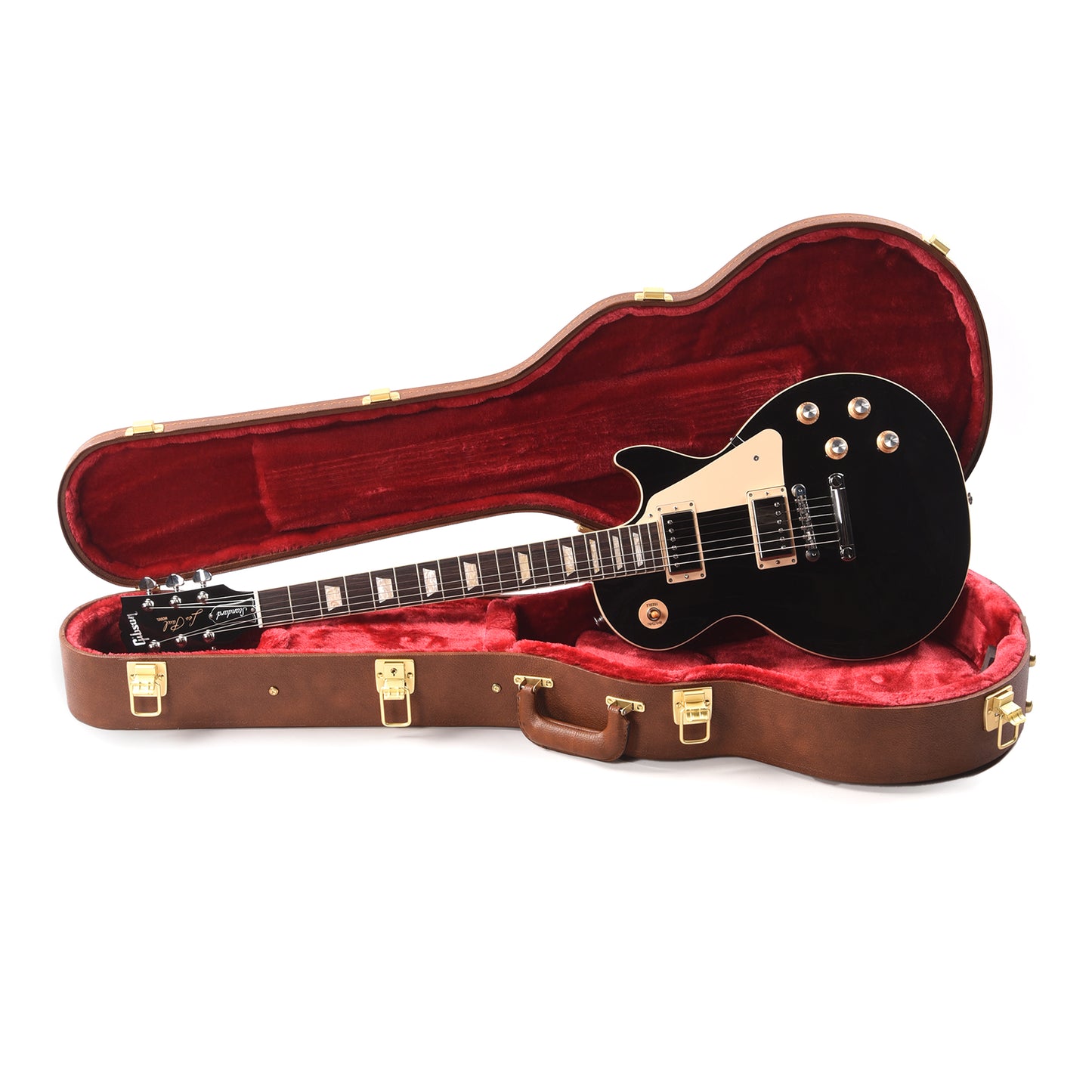 Gibson Original Les Paul Standard '60s Plain Top Ebony Top Electric Guitars / Solid Body