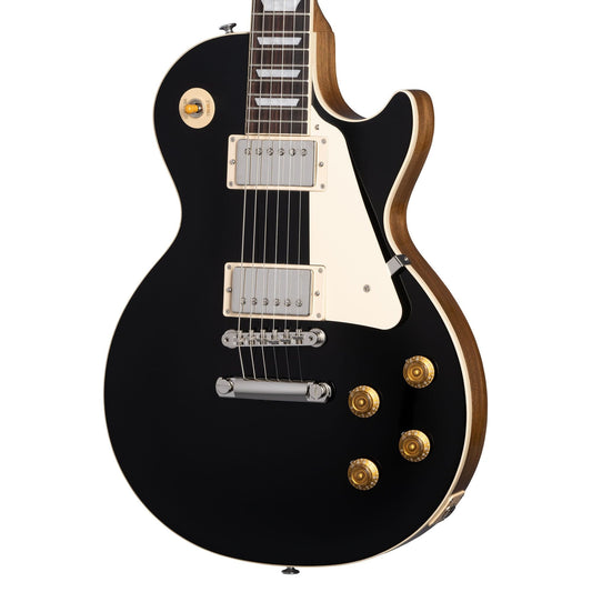 Gibson Original Les Paul Standard '60s Plain Top Ebony Top Electric Guitars / Solid Body