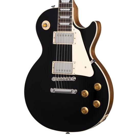 Gibson Original Les Paul Standard '60s Plain Top Ebony Top Electric Guitars / Solid Body