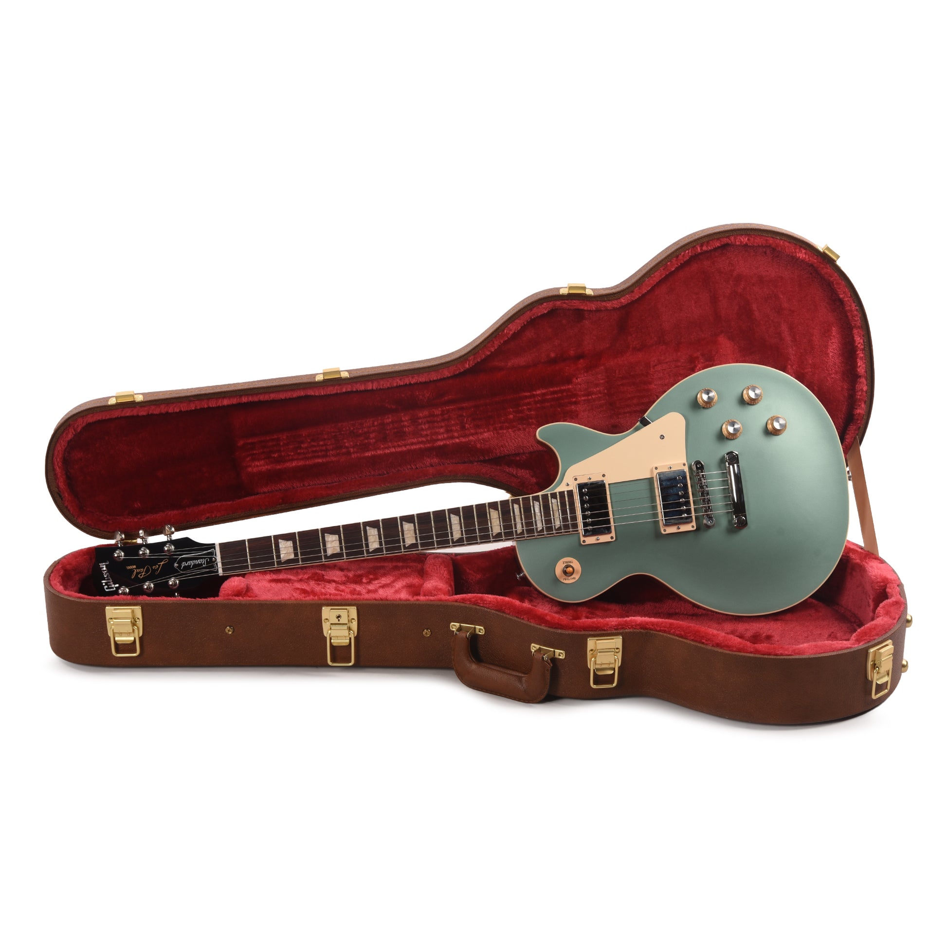 Gibson Original Les Paul Standard '60s Plain Top Inverness Green Top Electric Guitars / Solid Body